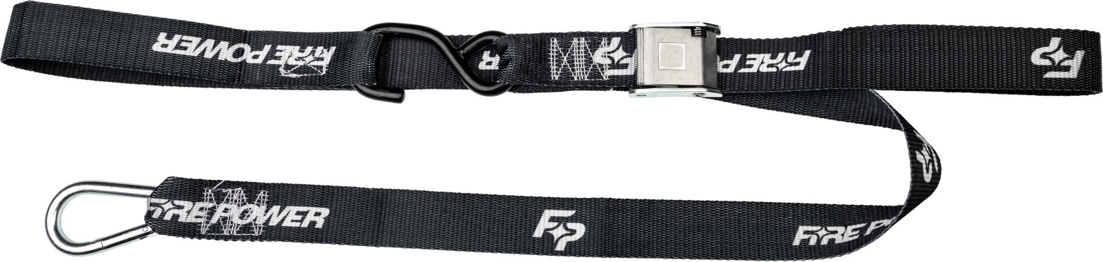 FIRE POWER - 1.5" Soft Tie Down Black 2/Pk | 29-13070