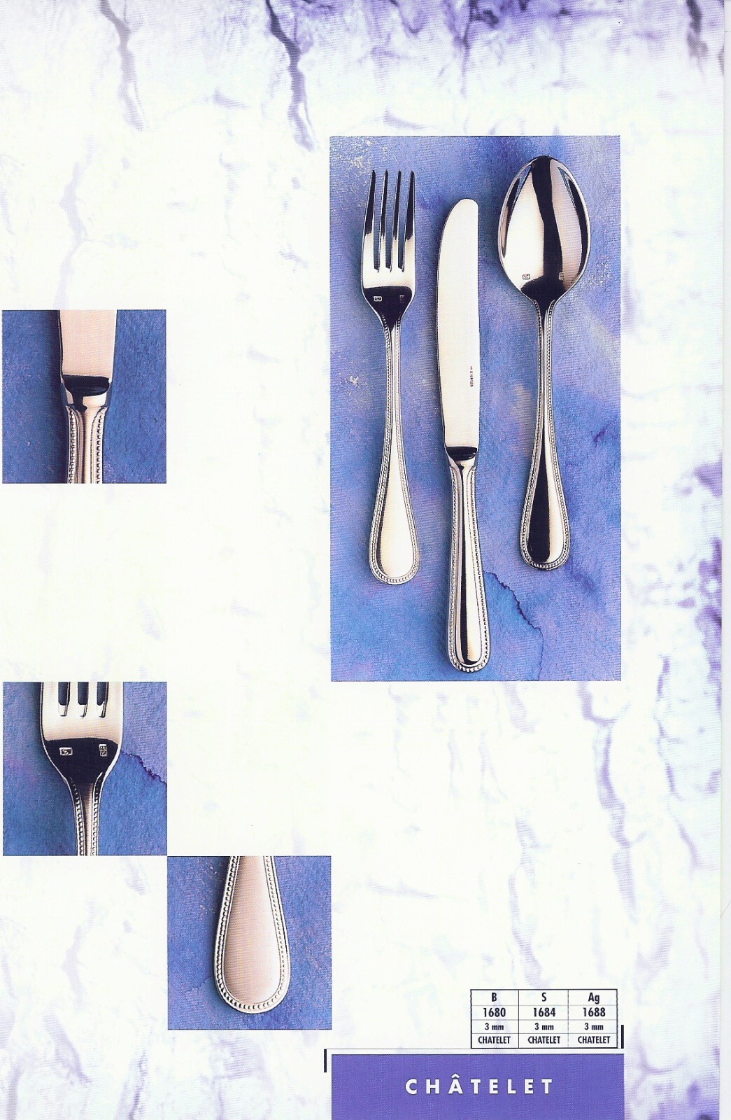 Eternum Chàtelet Teaspoon - 18/10 Stainless - Item 16803 - FREE SHIPPING
