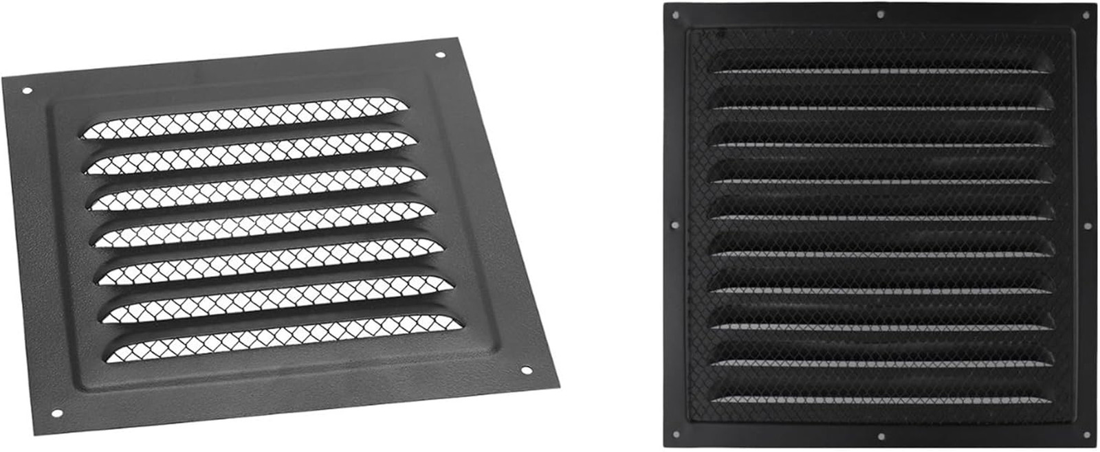 2Pcs Attic Vent Soffit Vent Aluminum Wall Vent Metal Shed Vent Square Vent Lo...