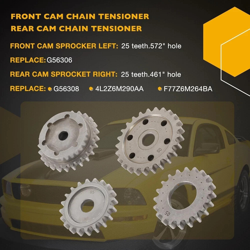 4.0 Engine Timing Chain Kit with Sprocket, Compatible with 1997-2010 Ford Explor