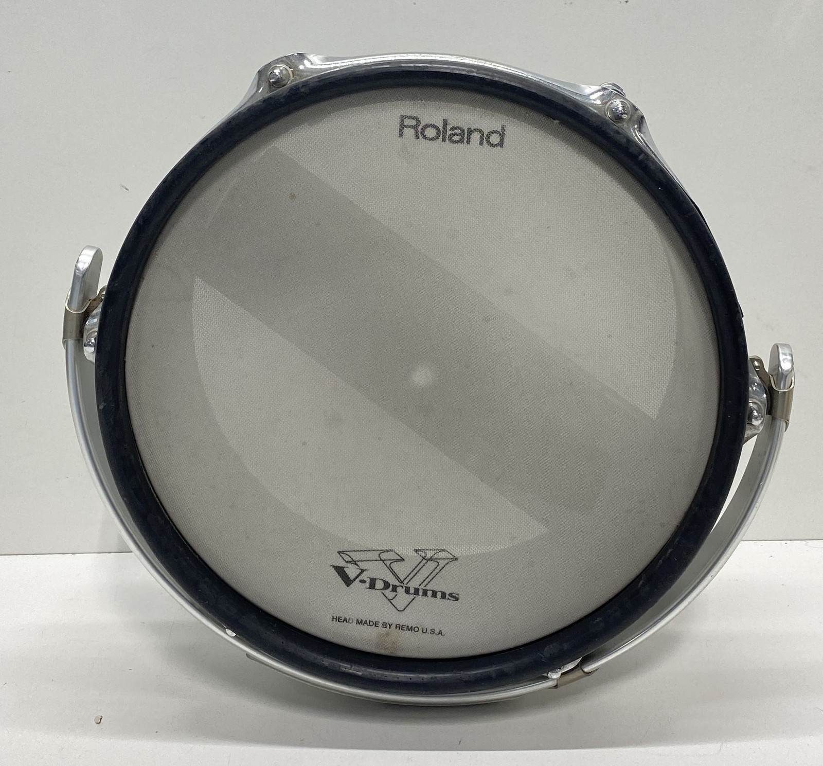 Roland PD-100 V-Drums 10" Electronic Mesh Drum Pad Chrome Shell Made in Japan