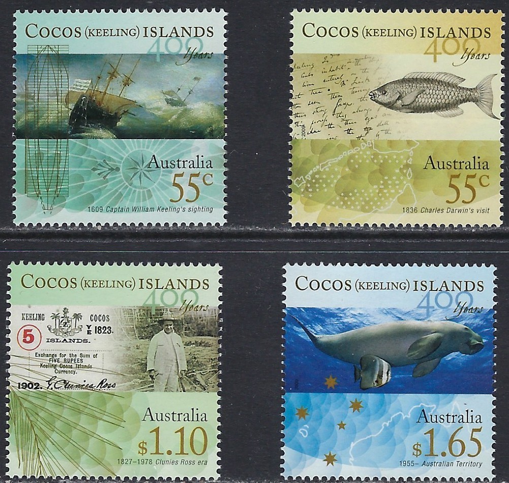 MNH Set from Cocos Island  cv $16.00...................53P!.............B-1030