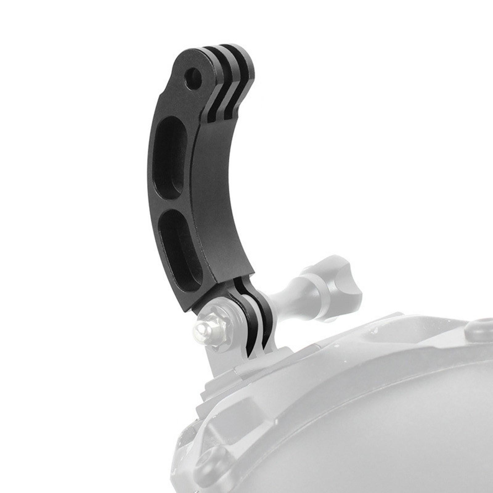 Aluminum Alloy Helmet Extension Arm Fixed Bracket for GoPro OSMO ACTION Camera C