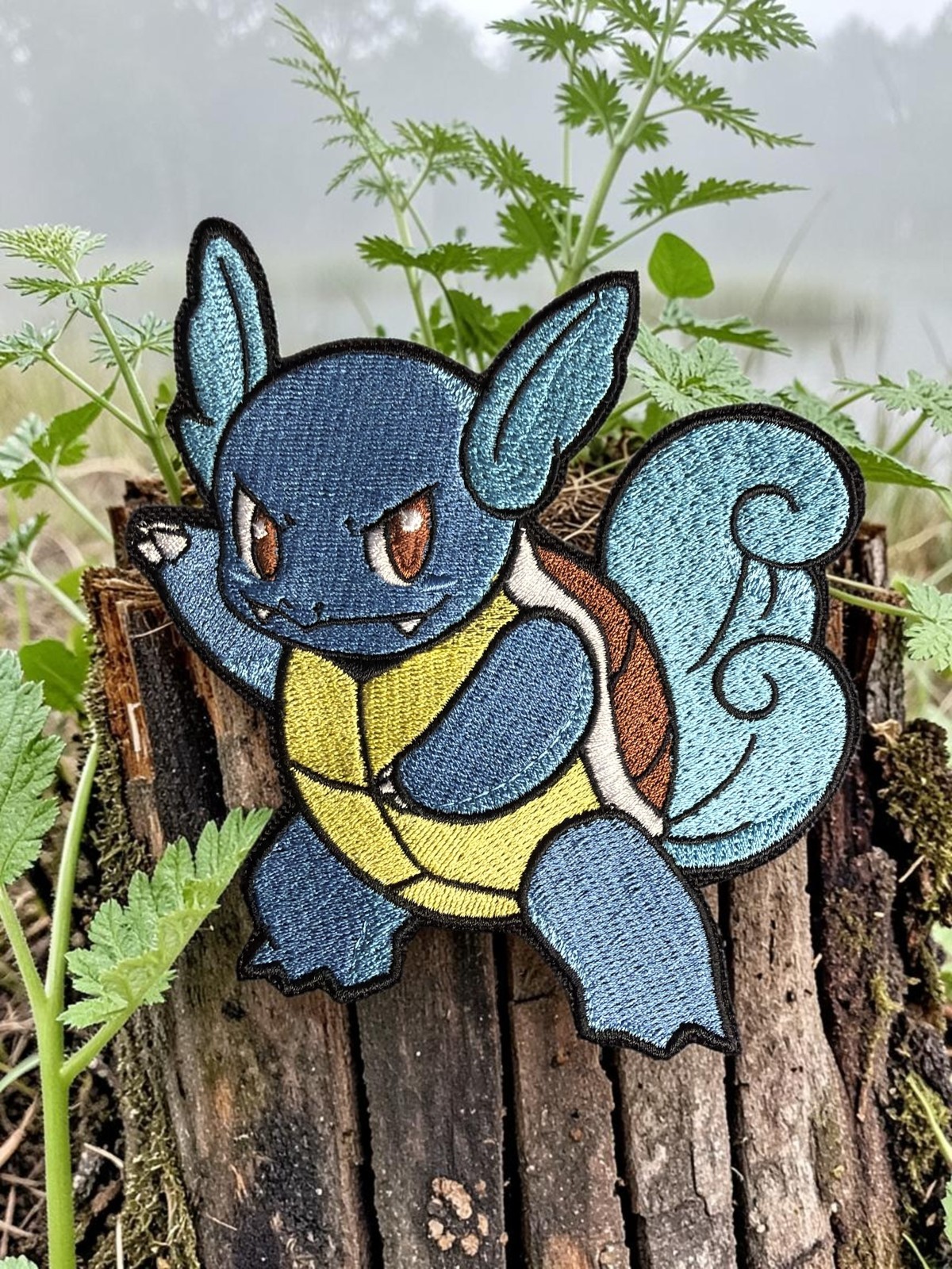 Wartortle Pokémon Embroidery Patch 3.57" - 5.57"