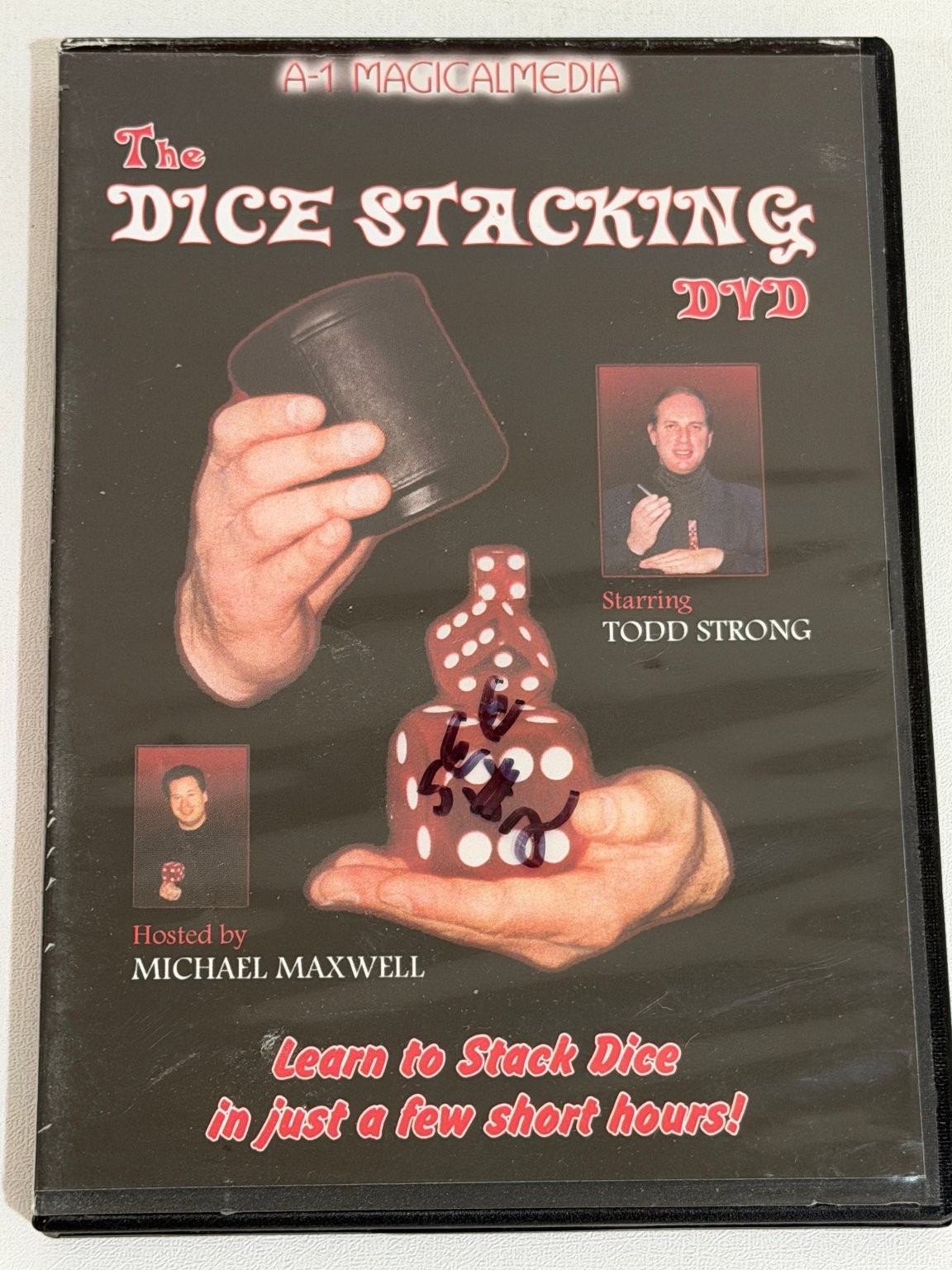 A-1 MagicalMedia The Dice Stacking DVD Todd Strong Michael Maxwell Magic