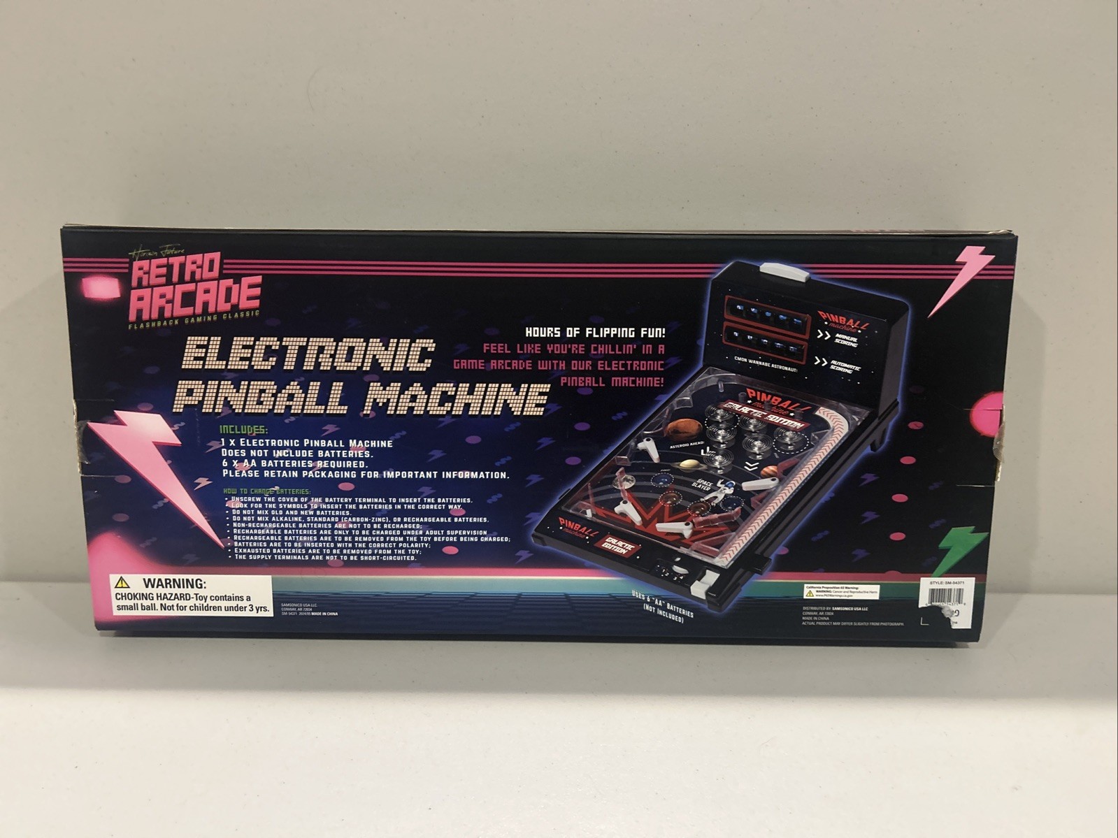 Midwest Trading Group Tech Toyz Electronic Tabletop Pinball Machine