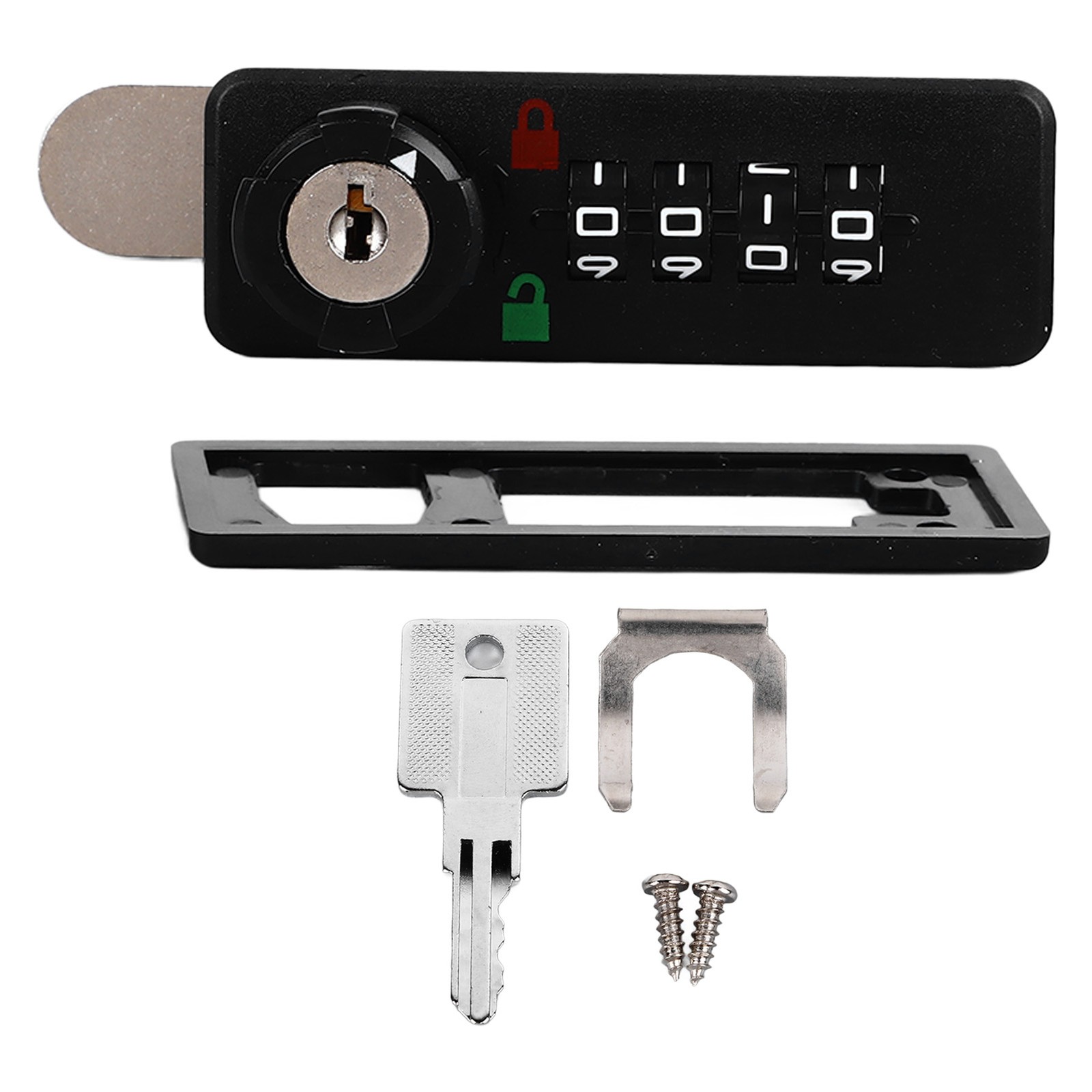 4 Digit Mechanical Dial Combination Lock For Secure Cabinet Protection Premium