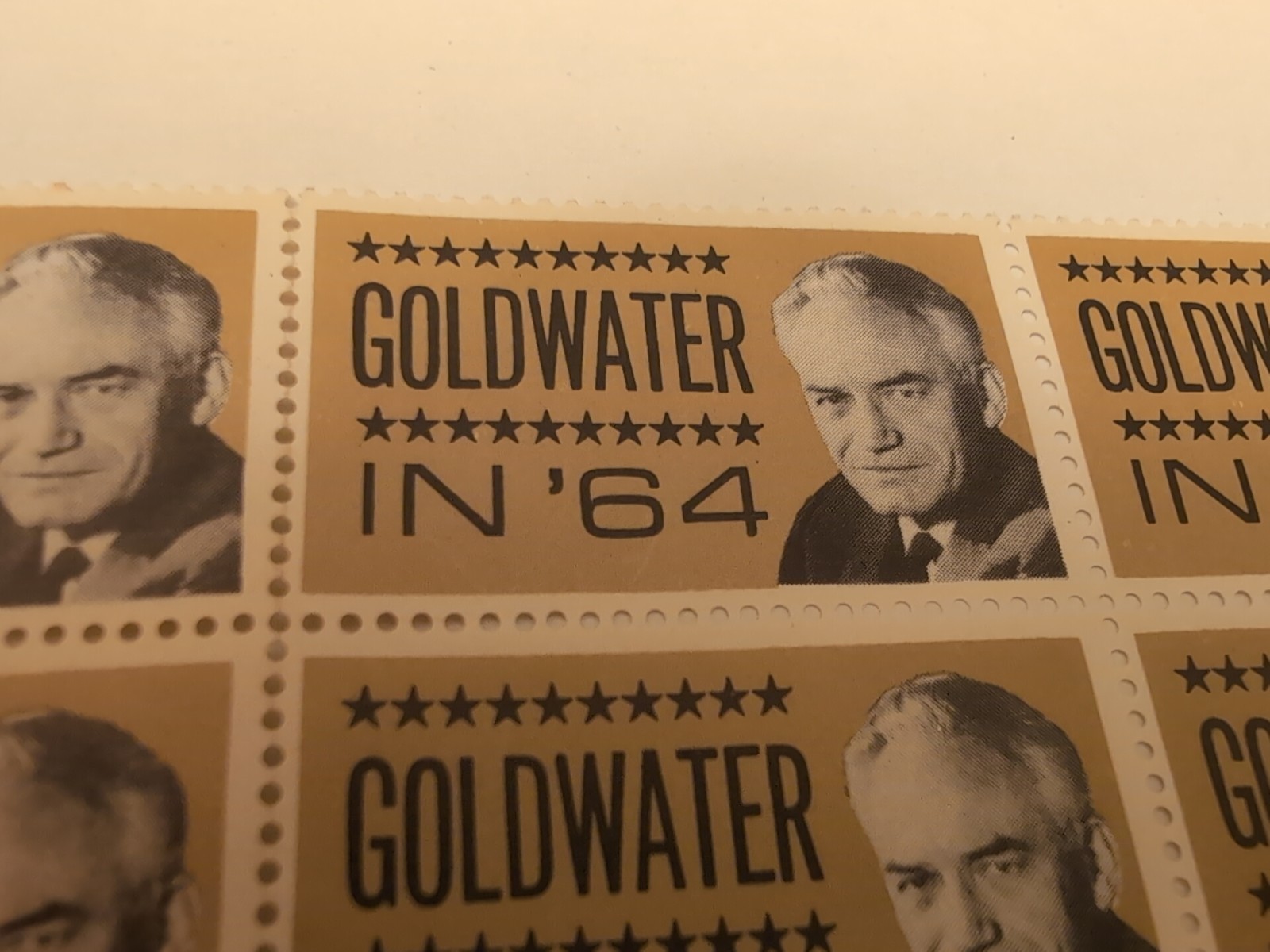Barry Goldwater 1964 Stamps