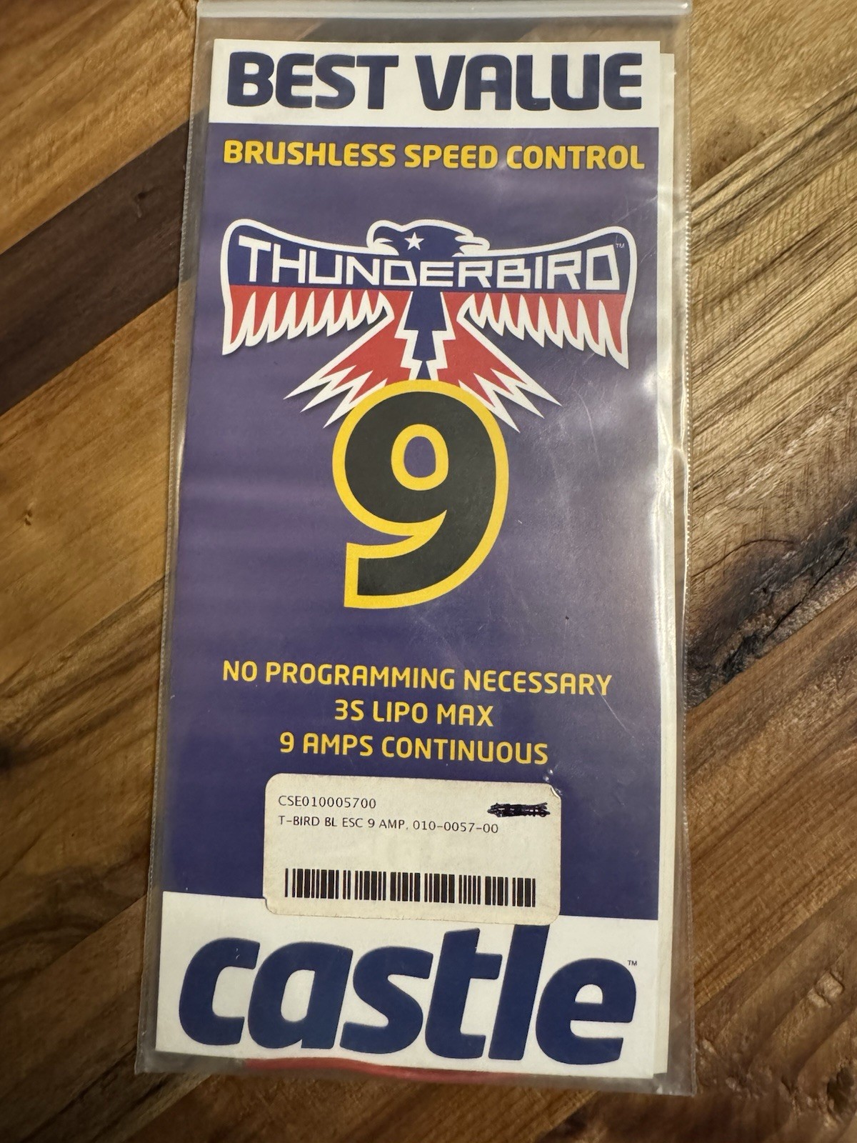 Castle Creations Thunderbird 9 Brushless Speed Controller 35 Lipo Max