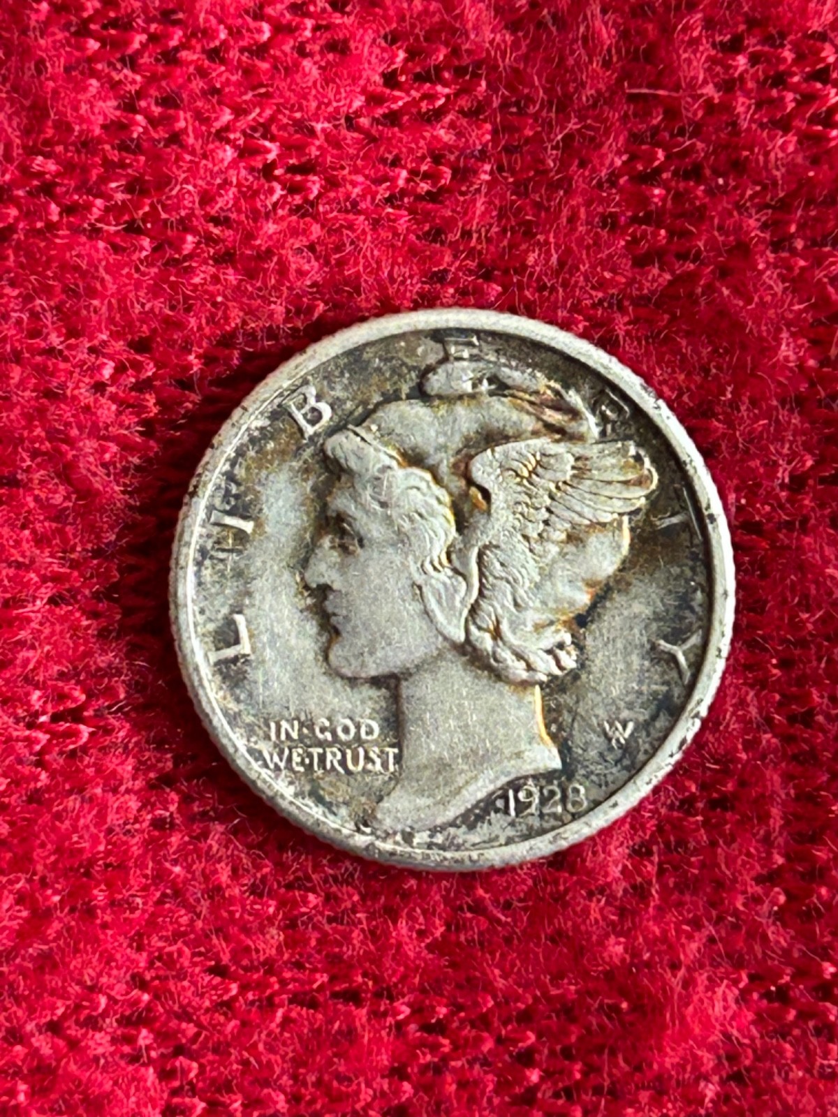 Vintage - 1928 P Mercury Dime - Excellent Condtion