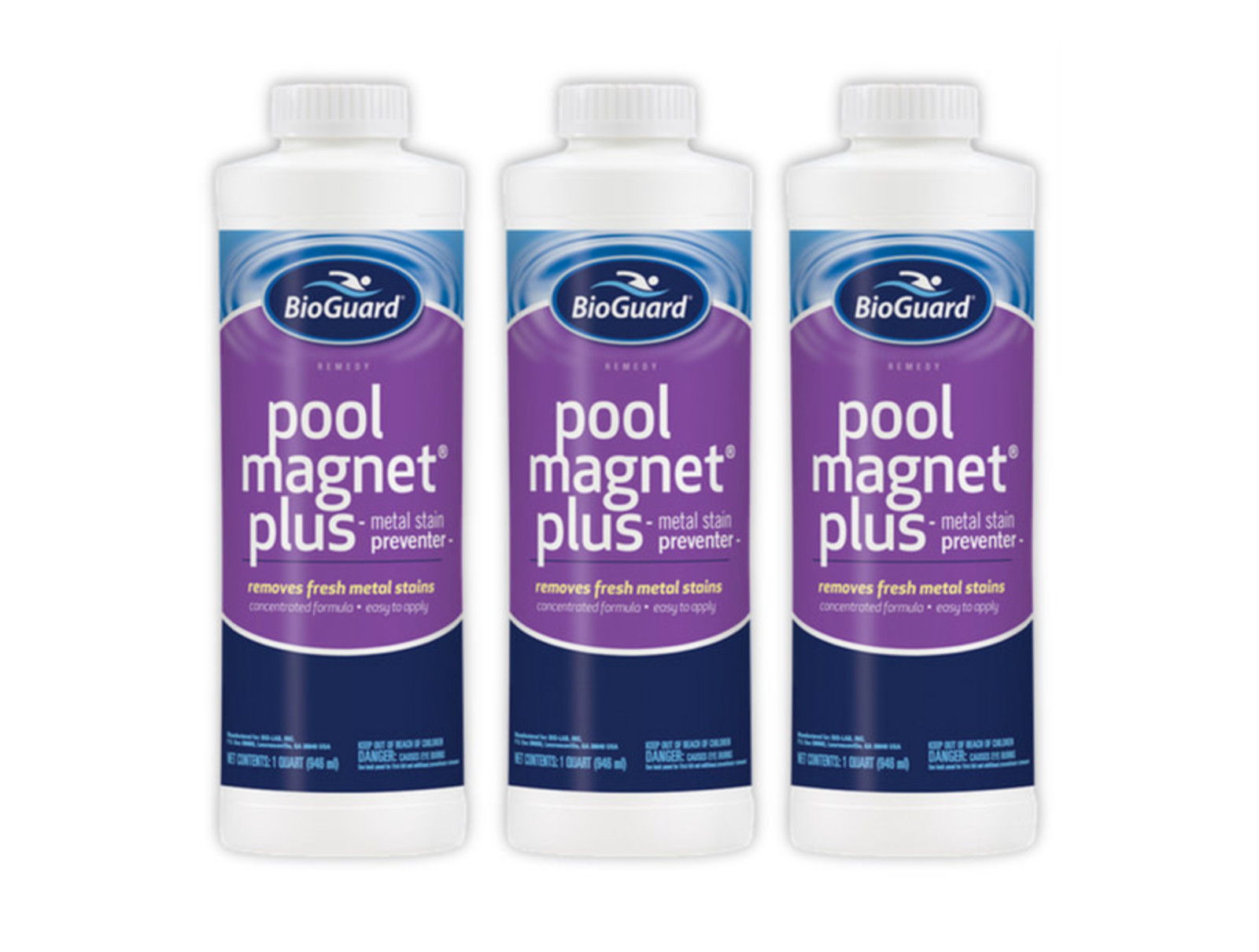 BioGuard Pool Magnet Plus - 1 qt 3 Pack