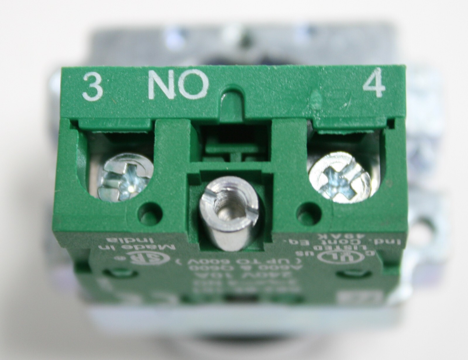 RB2-BD7 22.5mm 3 Pos Spring Return Left to Centre Selector Switch C/W 2NO BE101