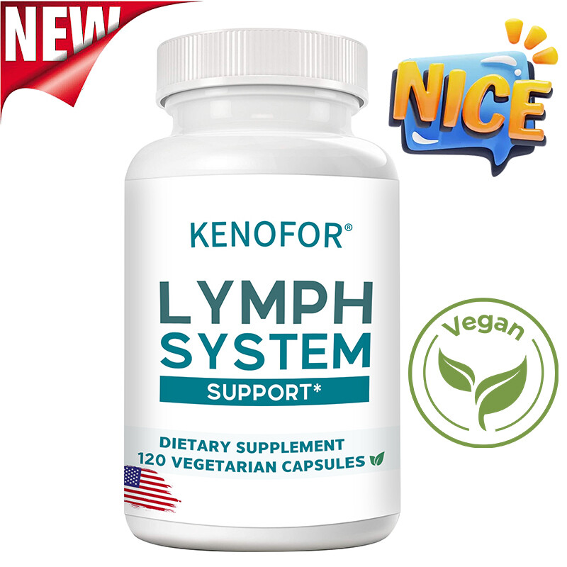 LYMPH SYSTEM Support,Detox and Cleanse Support. Vegan Supplement CAPSULES