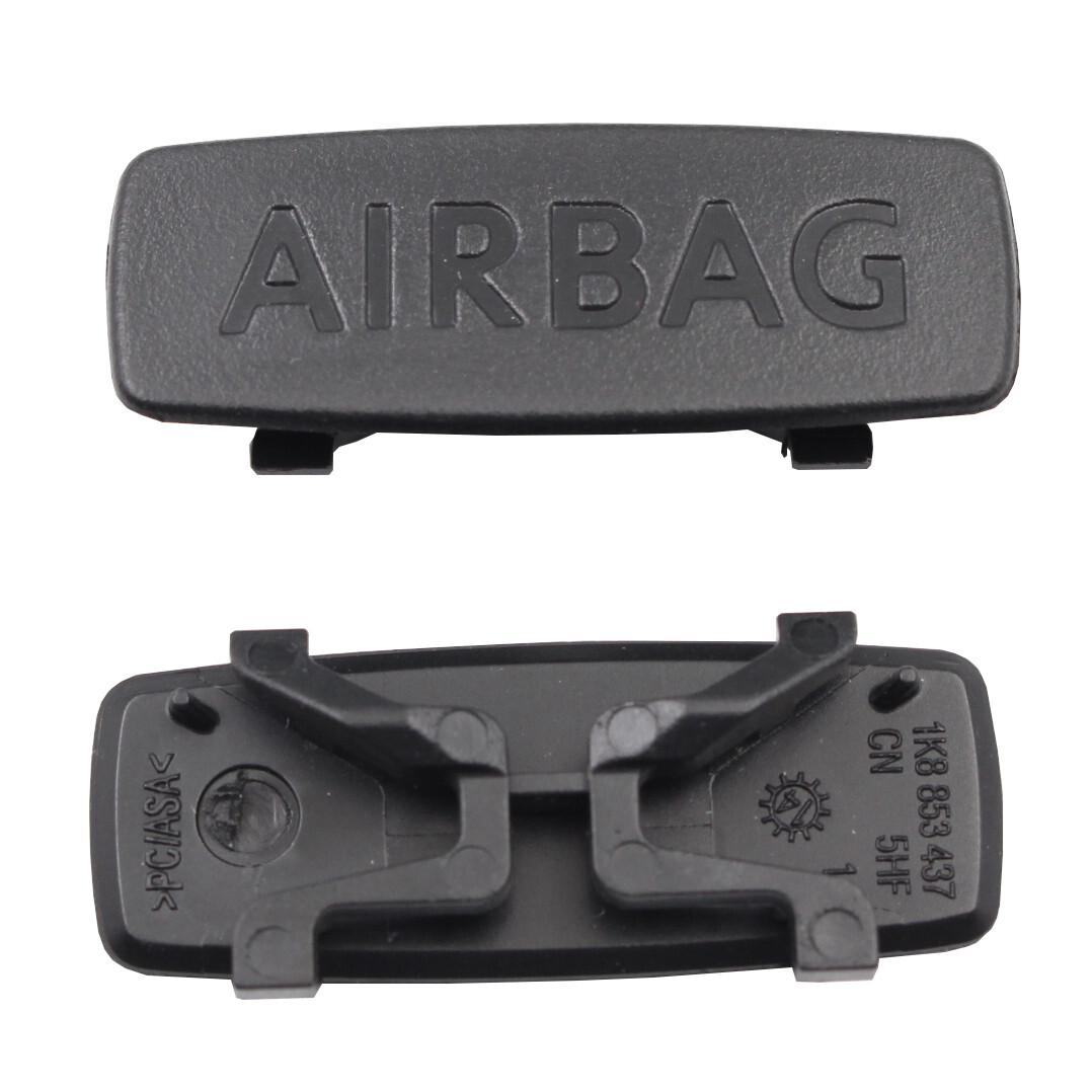 2x Car Pillar Airbag Trim Cap fit for VW Golf MK6 Jetta MK5 GTI CC Tiguan Passat