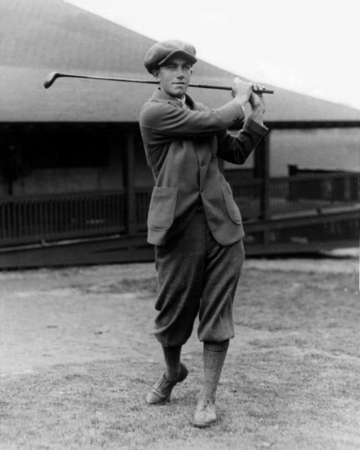 1924 Pro Golfer JOHNNY FARRELL Glossy 8x10 Photo Swing Print Poster