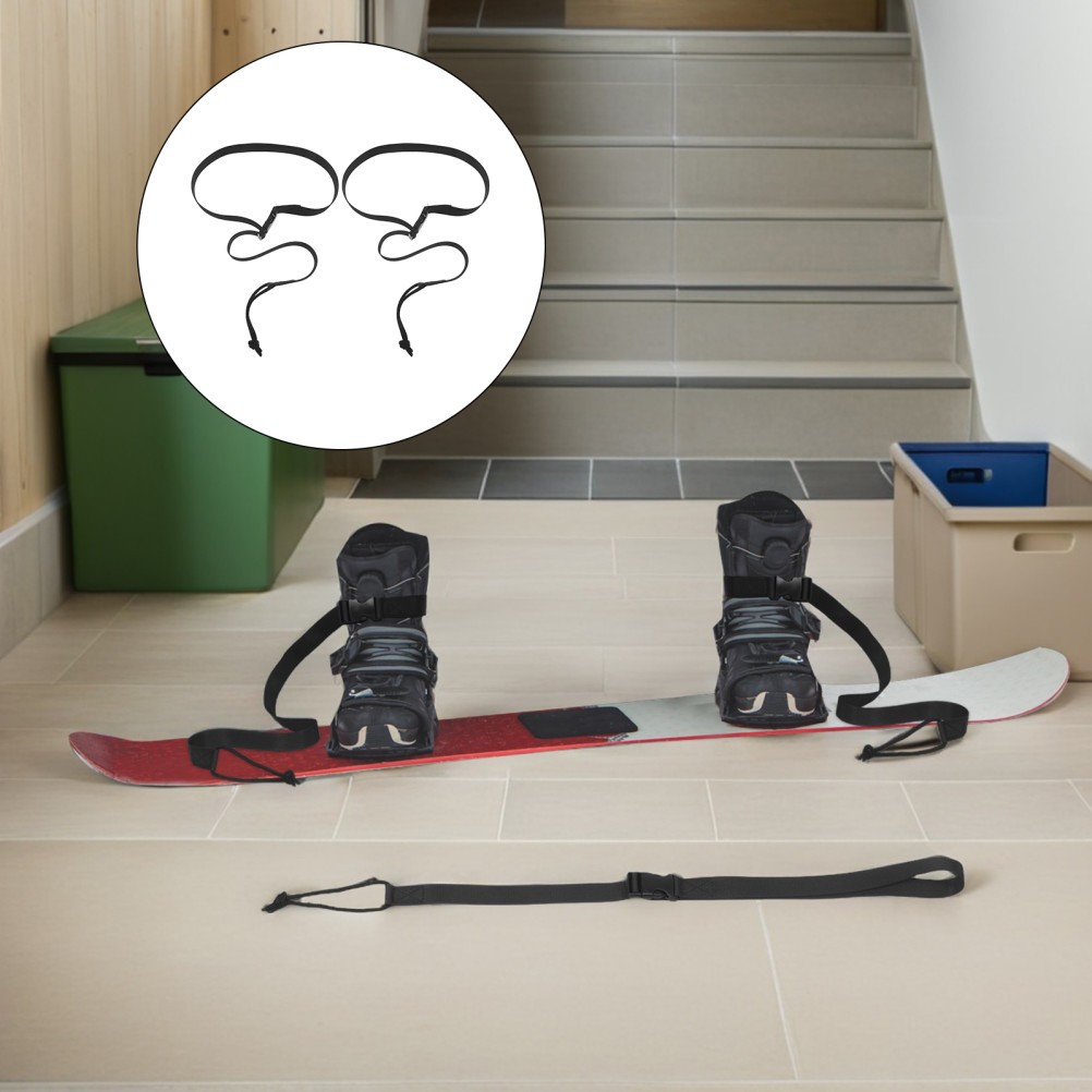 2 Pcs Snowboard Boot Straps Ski Shoulder Replacement Leash Holder