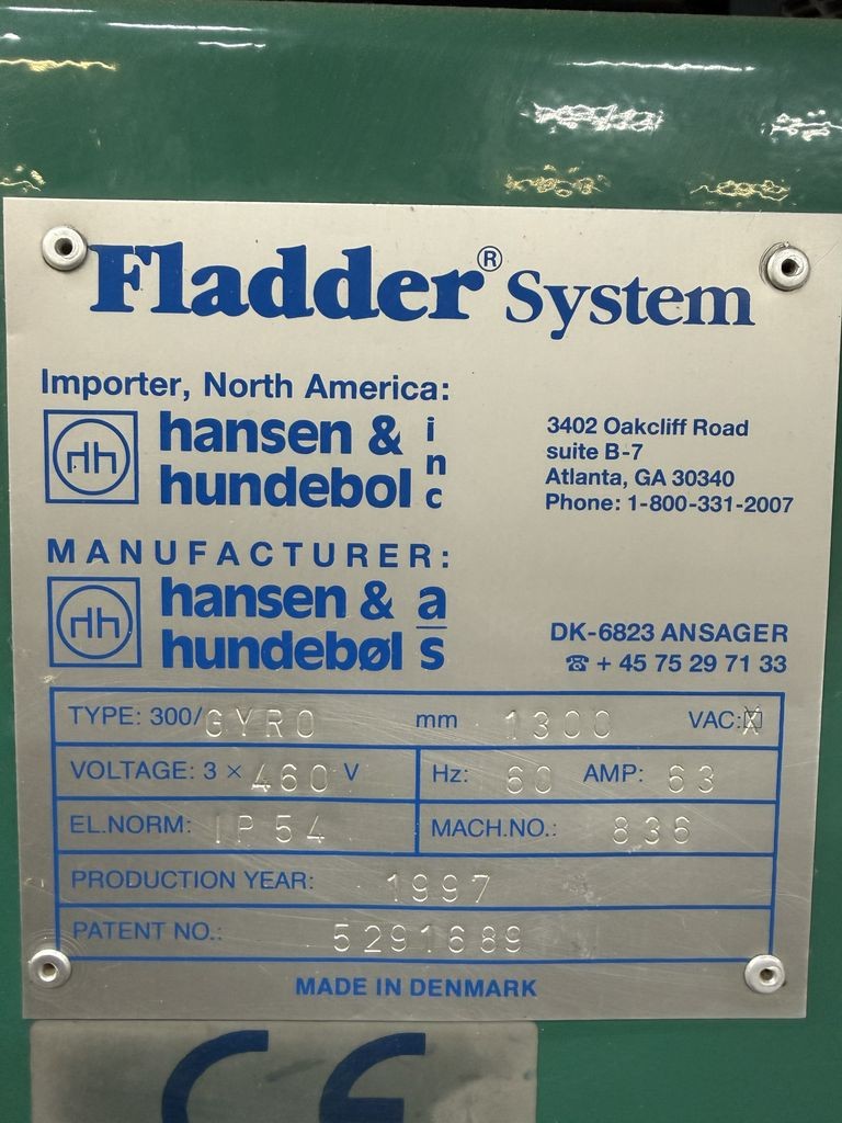 Fladder 300/GYRO Automatic Contour Sanding and Deburring Machine