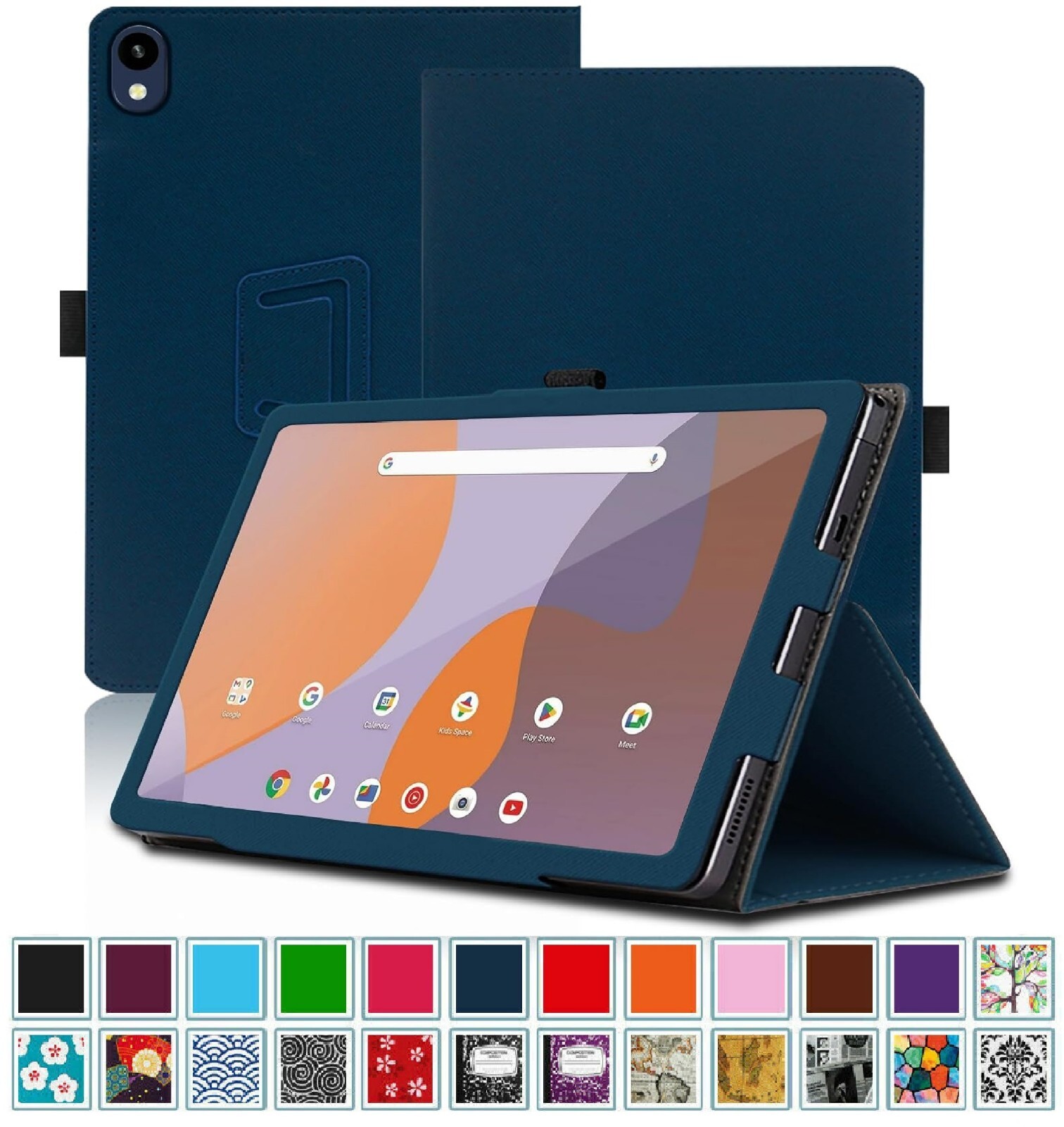 ONN 10.1 inch Tablet Case (2024 Model) Protection Cover / Glass Screen Protector