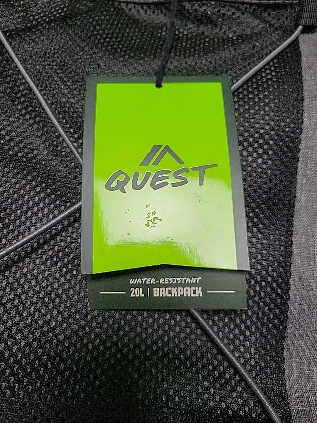 Quest Water Resistant 20L Backpack Gray PAD00225