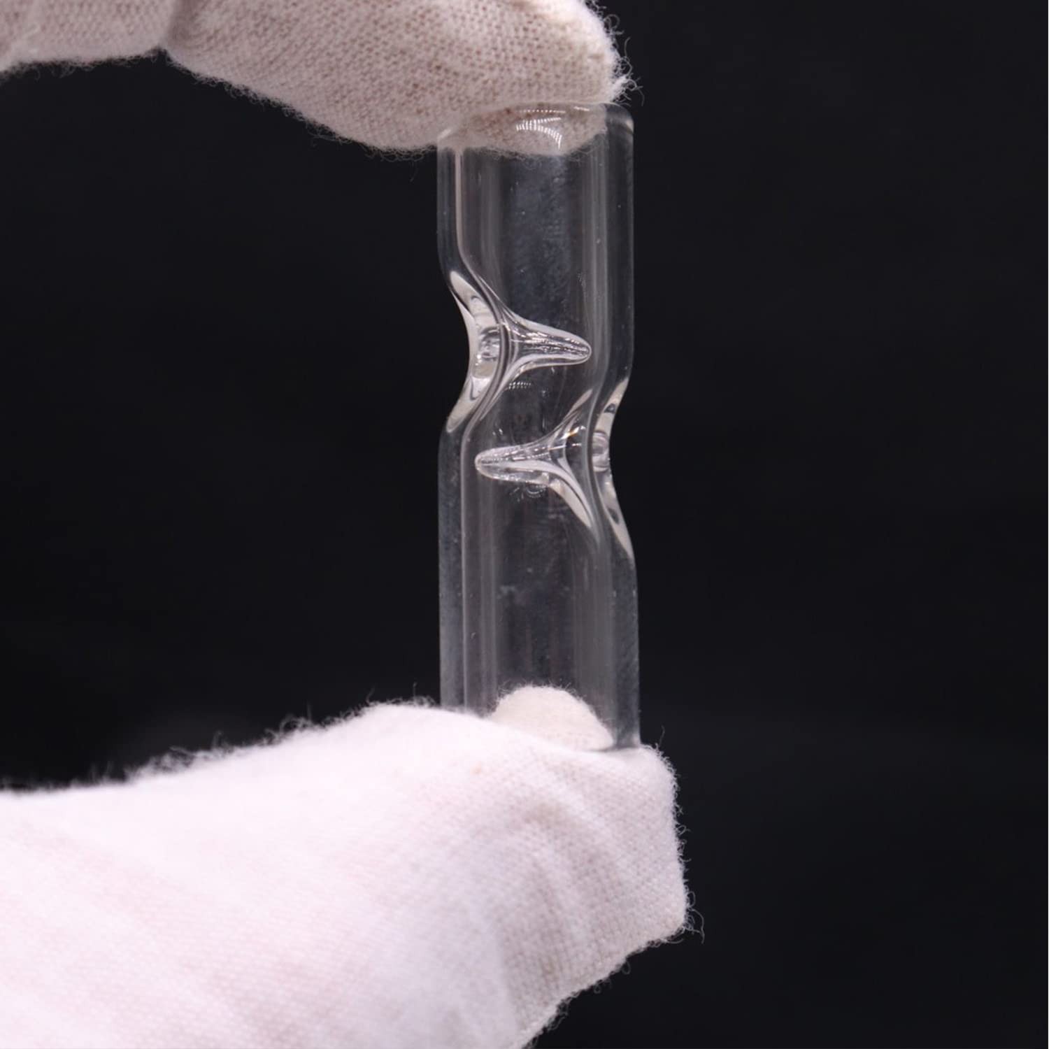 Reusable Glass Filter Tips for Cigarettes, Rolling Tip Ø9mm Transparent