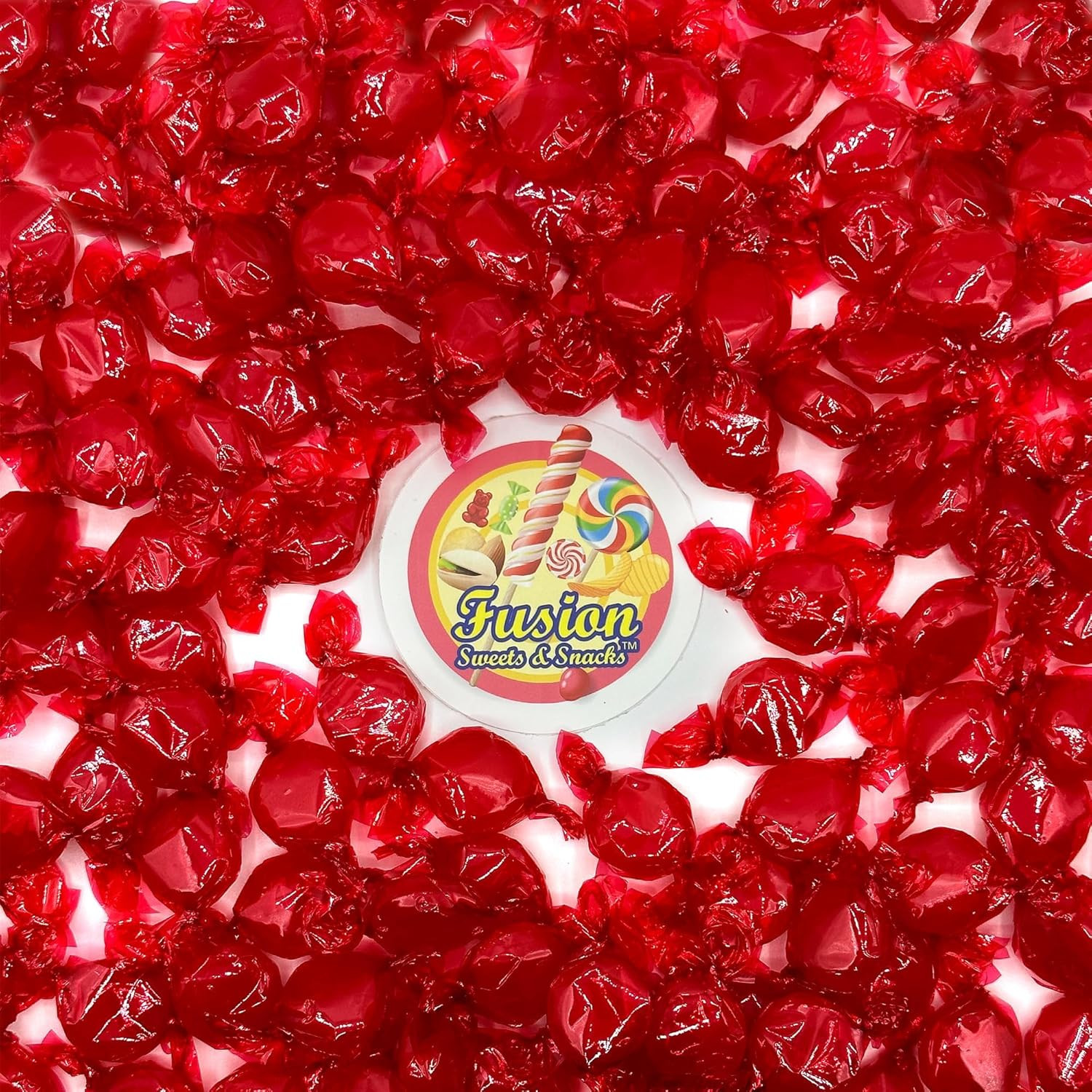 Cinnamon Discs Hard Candy - Bulk 1 Pound Individually Wrapped Red Cinnamon Candi