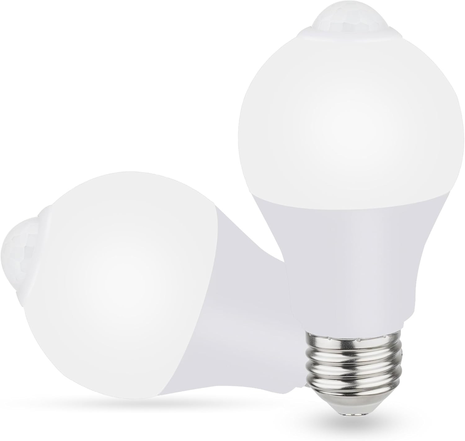 Motion Sensor Light Bulbs Indoor, 5000K Daylight 9W (60W Equivalent) 800Lm A19 E