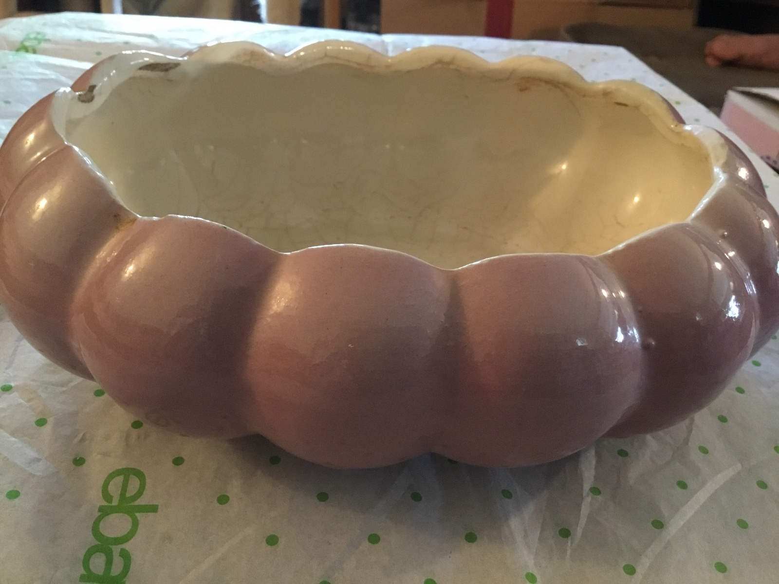 Old oval planter