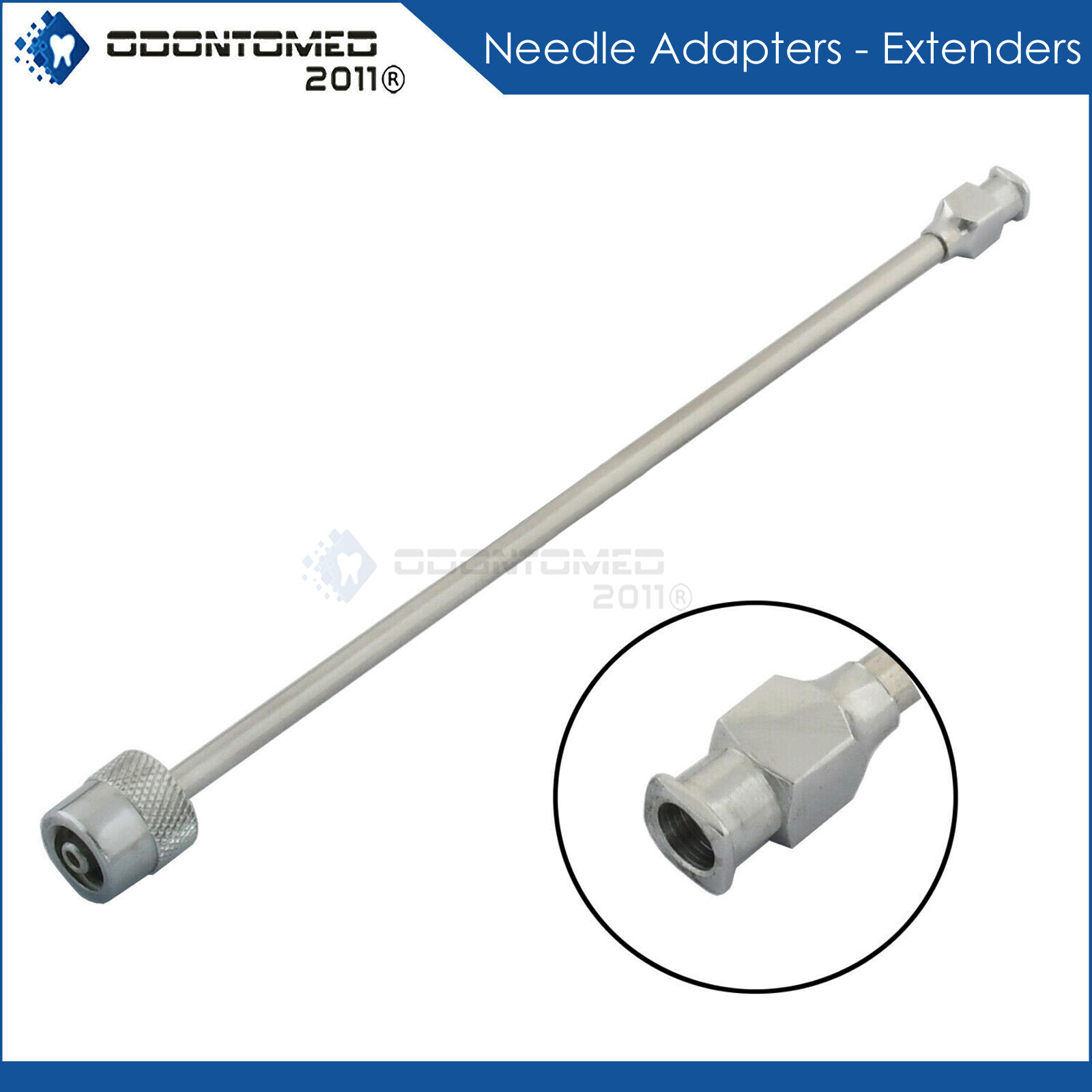 ODM Needle Adapters – Extenders 6" Cervical Block Stainless Steel DS-1372