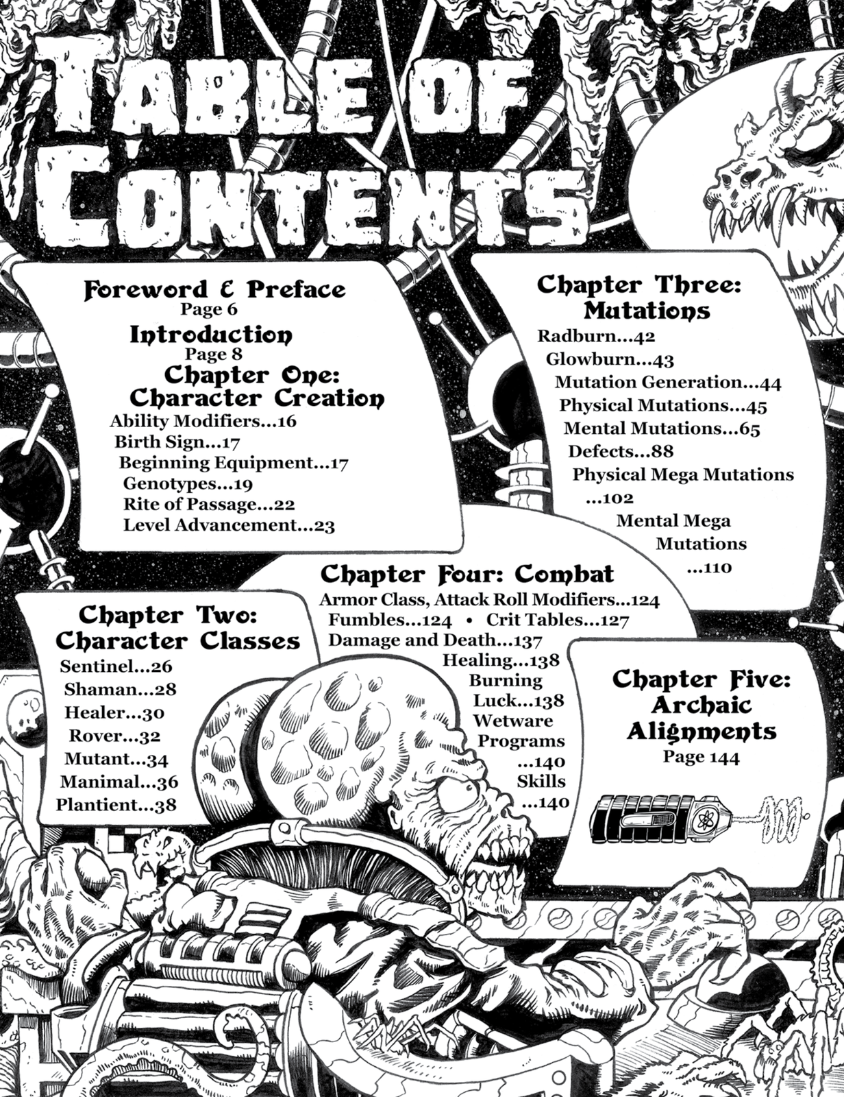 Mutant Crawl Classics Core Rulebook (Hardcover)