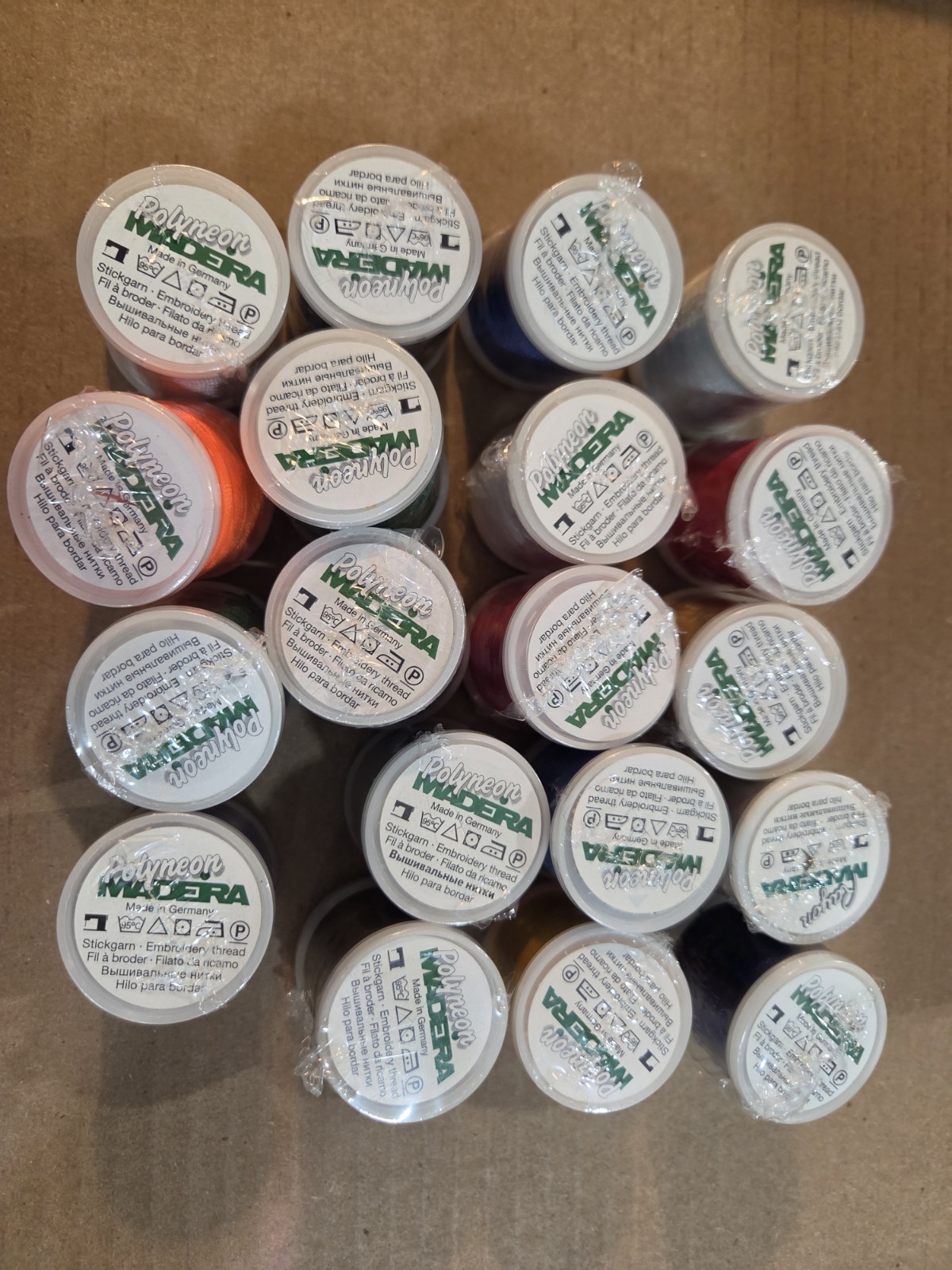 MADEIRA POLYESTER POLYNEON EMBROIDERY THREAD 19 SPOOLS