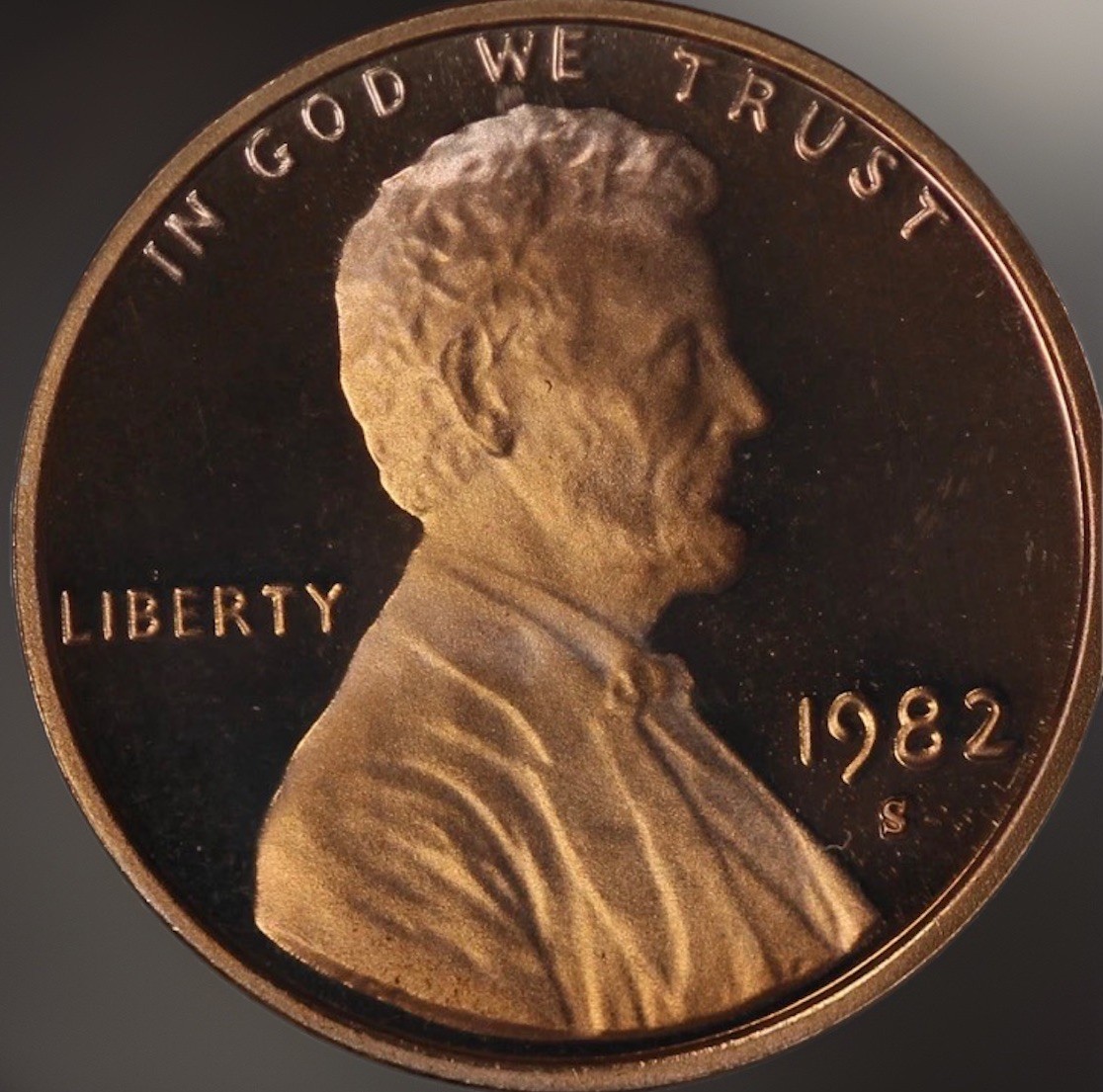 1982-S Lincoln Memorial Cent Gem Proof Single Coin