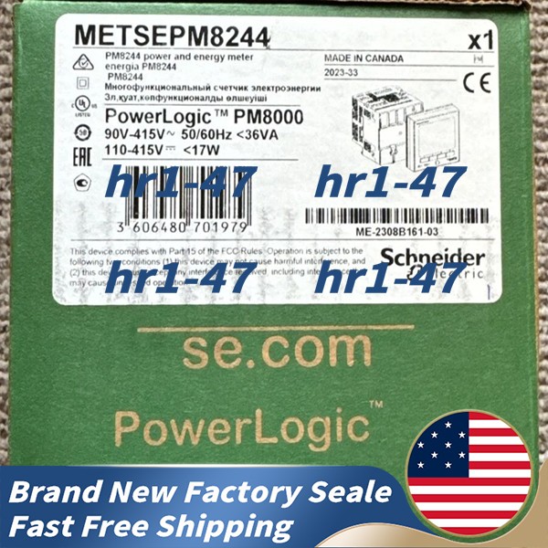 NEW Schneider Electric METSEPM8244 PowerLogic PM8000 3-Phase Meter Free Shipping