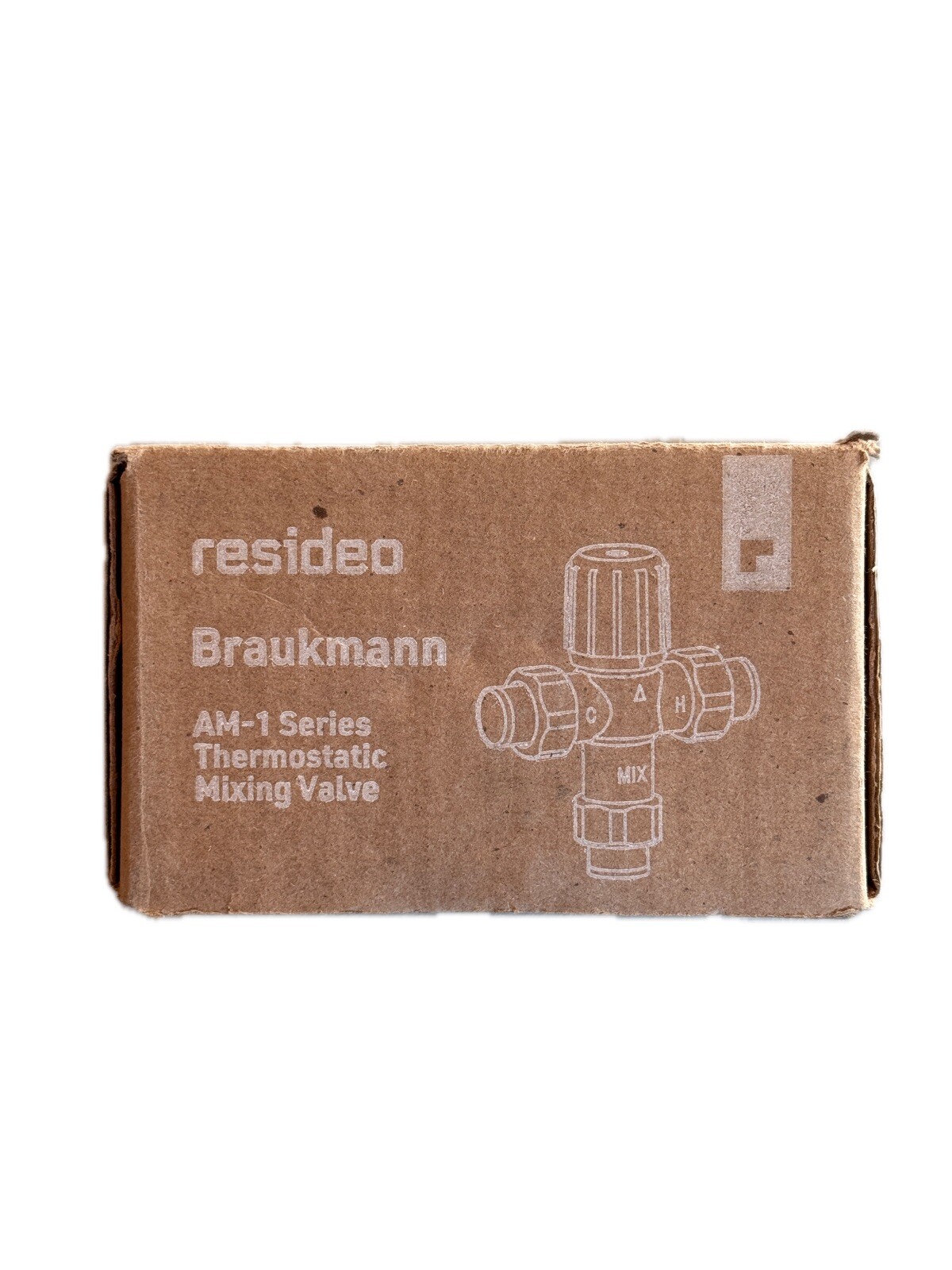 Resideo 3/4" NPT Union 1070 Mixing Valve 70-120F (Lead Free) NO UNION Valve Only