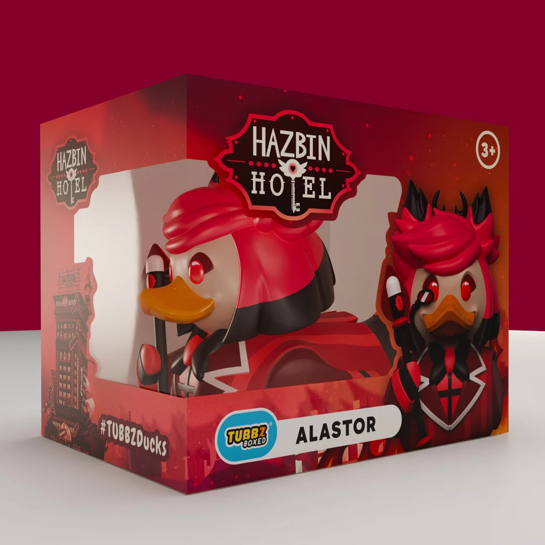 TUBBZ BOXED EDITION Hazbin Hotel: Alastor Collectible Duck Vinyl Figure JEEP