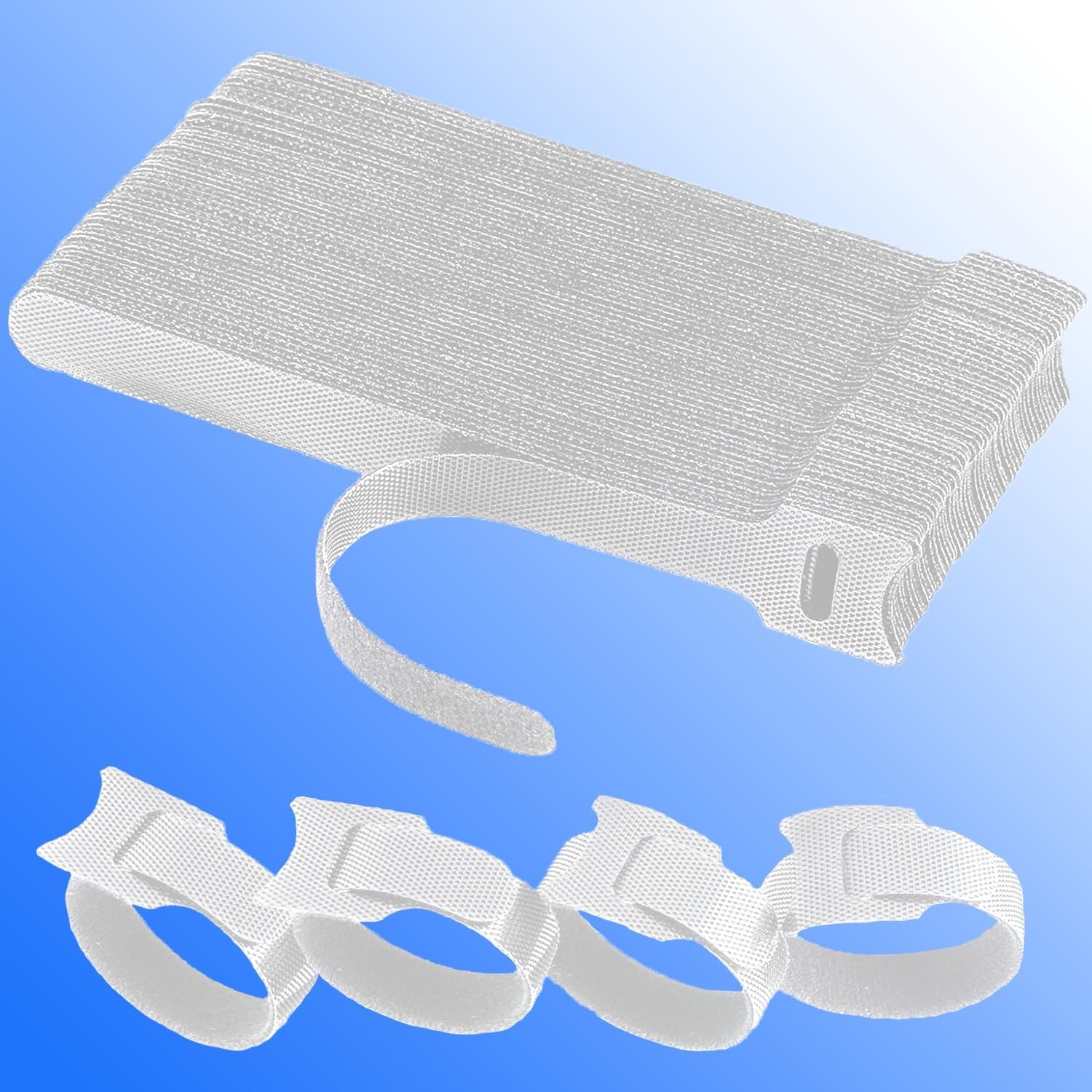 60 PCS 6 Inches Reusable Cable Ties, Wire Ties, Cord Organizer, Cable Organiz...