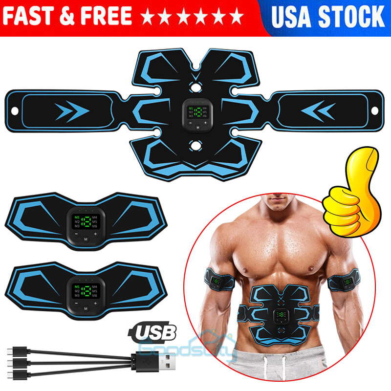 Electric Muscle Toner Machine ABS Toning Belt Simulation Fat Burner Belly Shaper