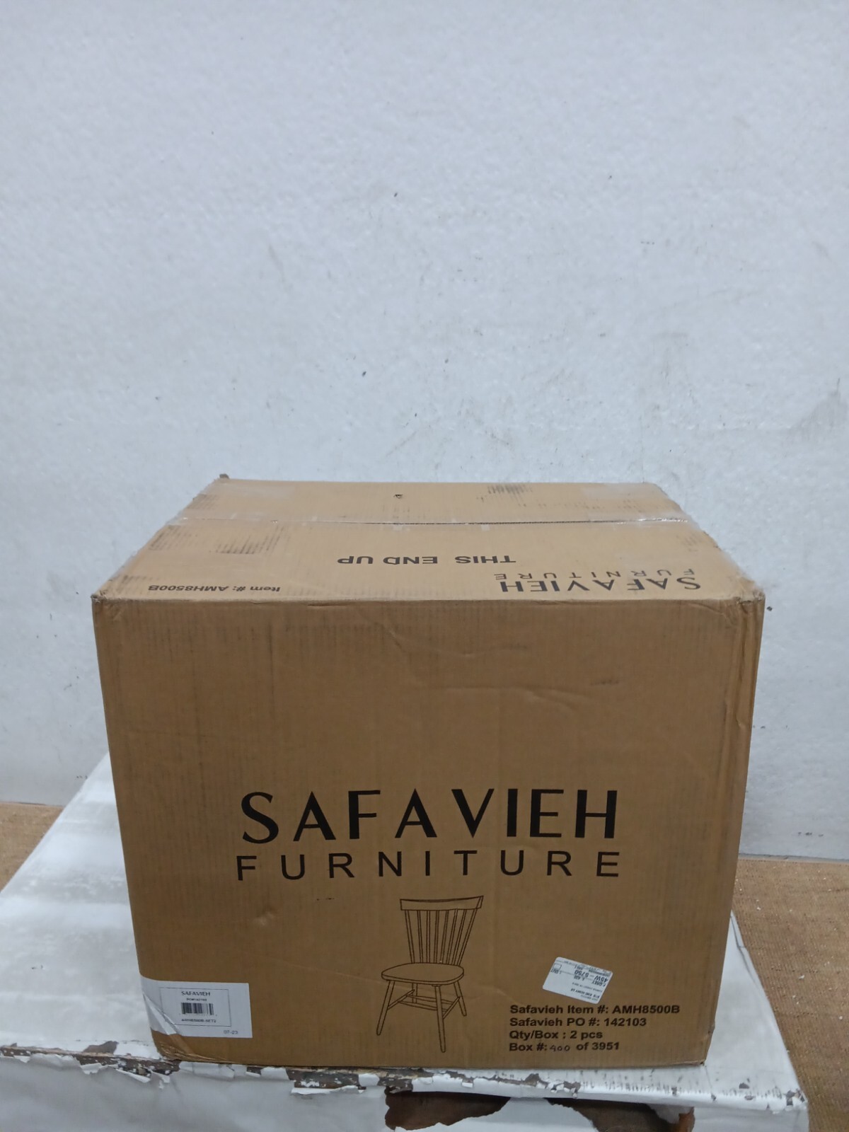 Safavieh PARKER SPINDEL SIDE CHAIR, Reduced Price 2172728995 AMH8500B