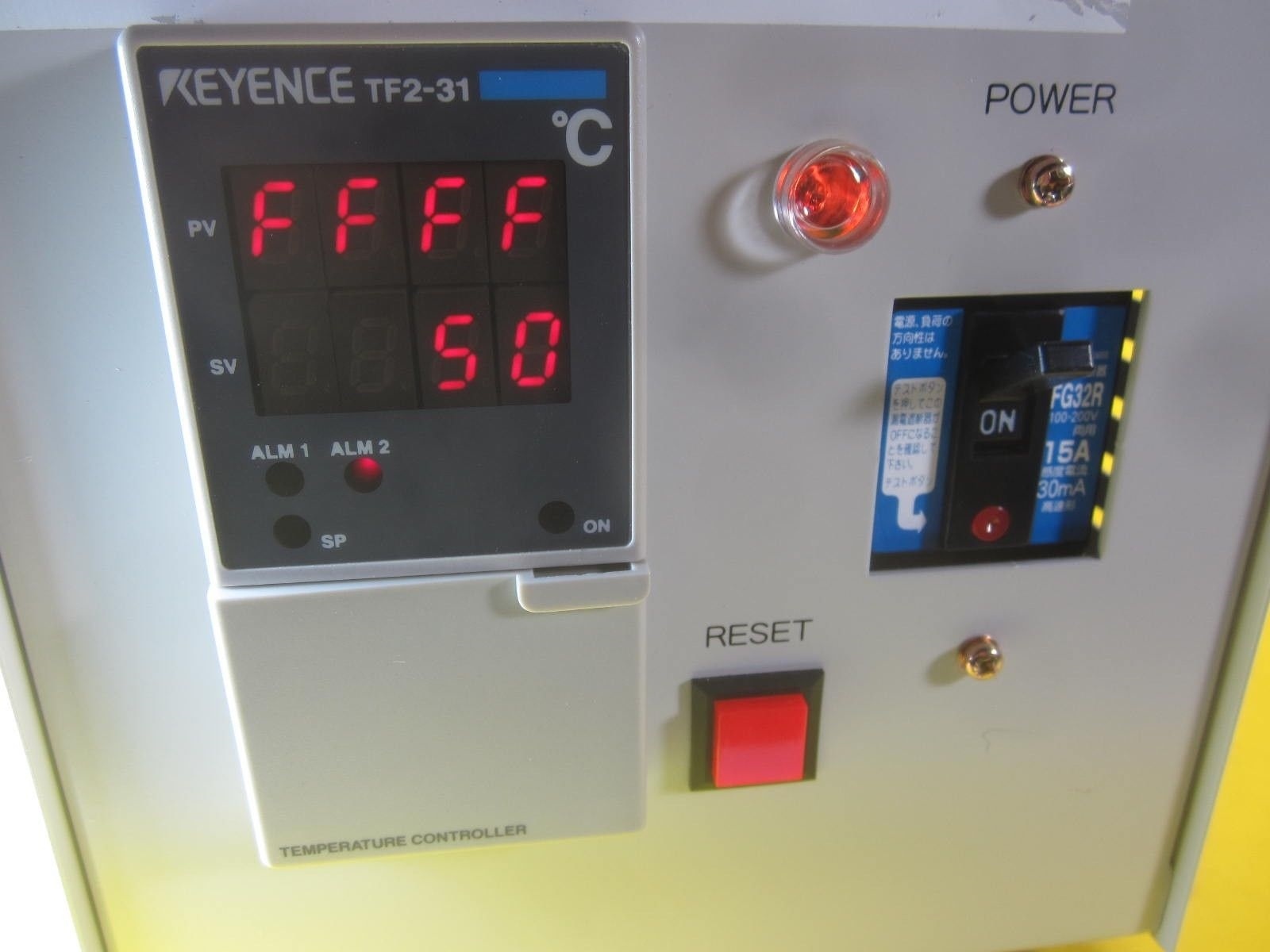 Heater Tape Unit with Keyence TF2-31 Controller T2DC1-11700-10007