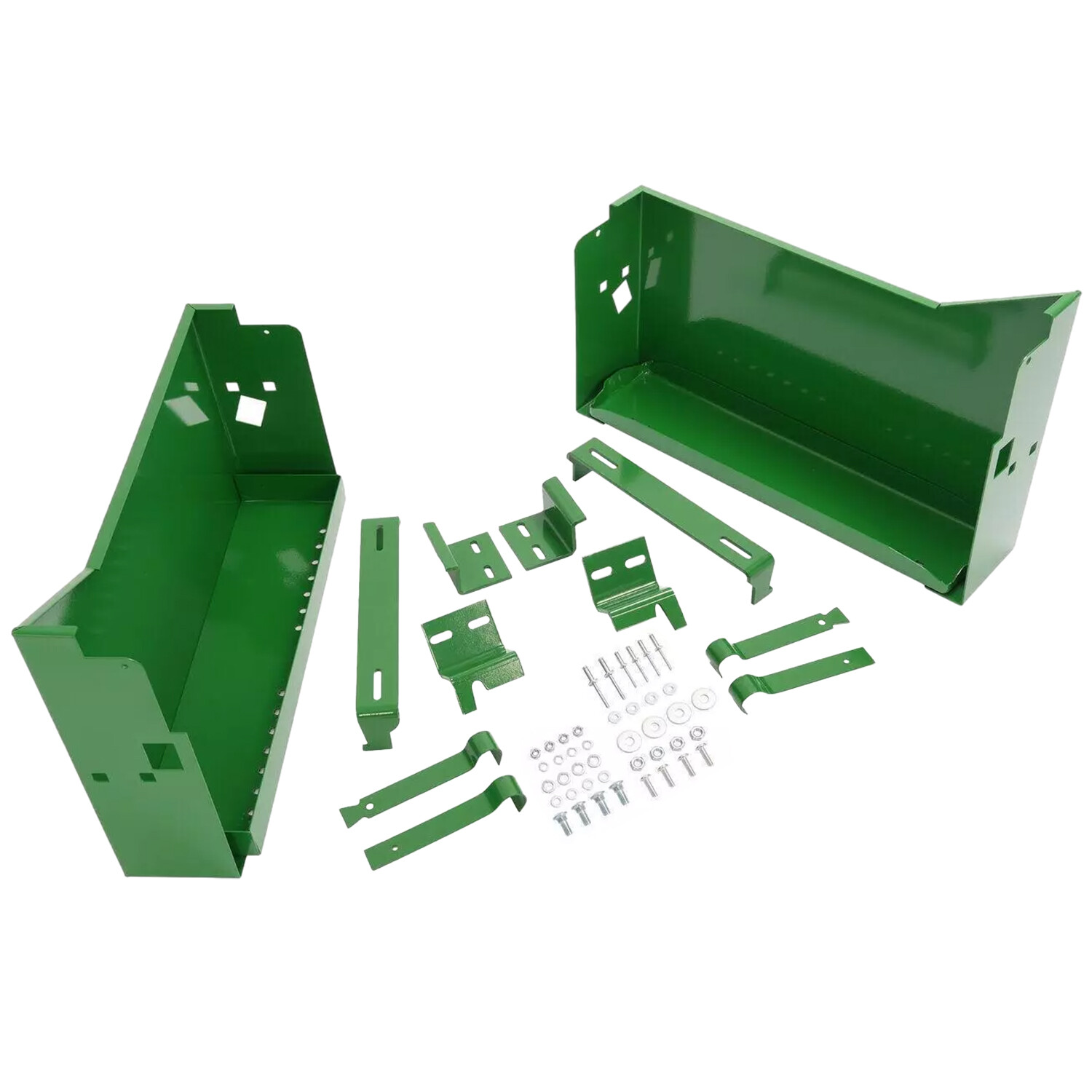 Left & Right Battery Box w/ Bracket  For  John Deere 2510  2520 3010 3020 4000