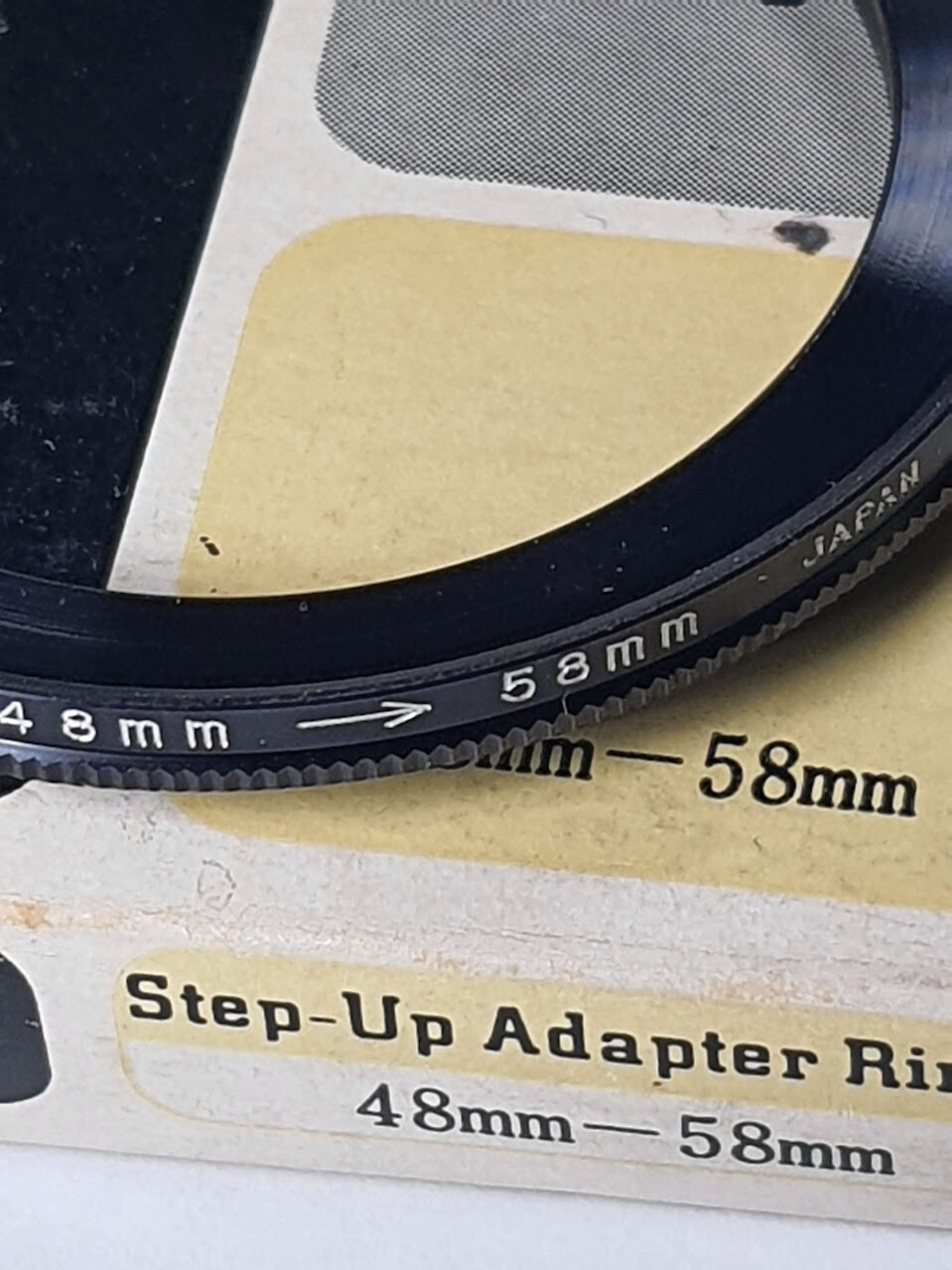 48-58mm Metal Step Up Stepping Lens Filter Adapter Ring 48mm-58mm E48-E58 Japan