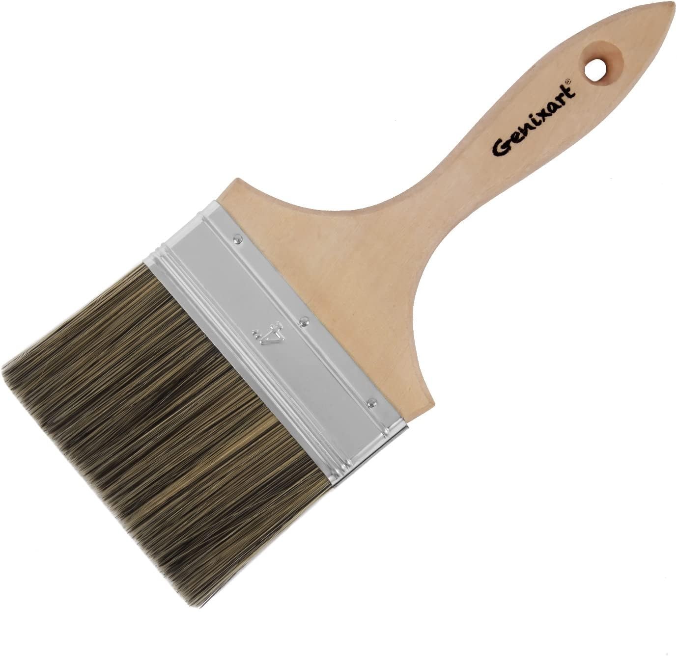 Double Thick Chip Paint Brush - Wood Stain Brushes for Painting Walls and Fence