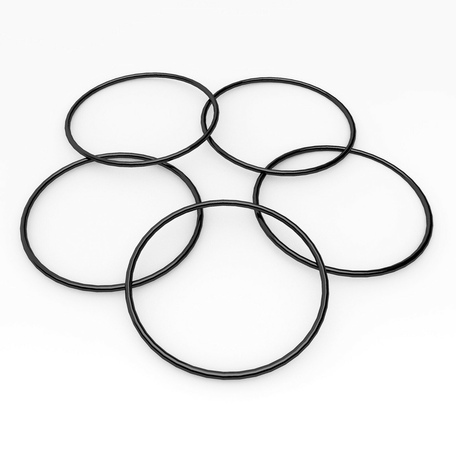5-Pack O-Ring Replacement Part for Cafe Fill Flow Deluxe By Perfect Pod