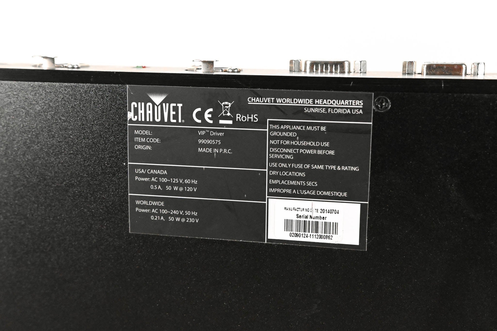 Chauvet VIP Driver Video Wall Processor CG009BS