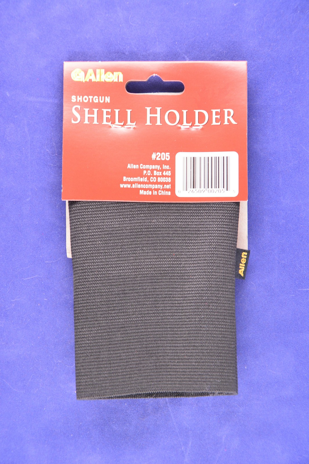 Allen Shotgun Shell Holder Stock Sock Holds 5 Shells