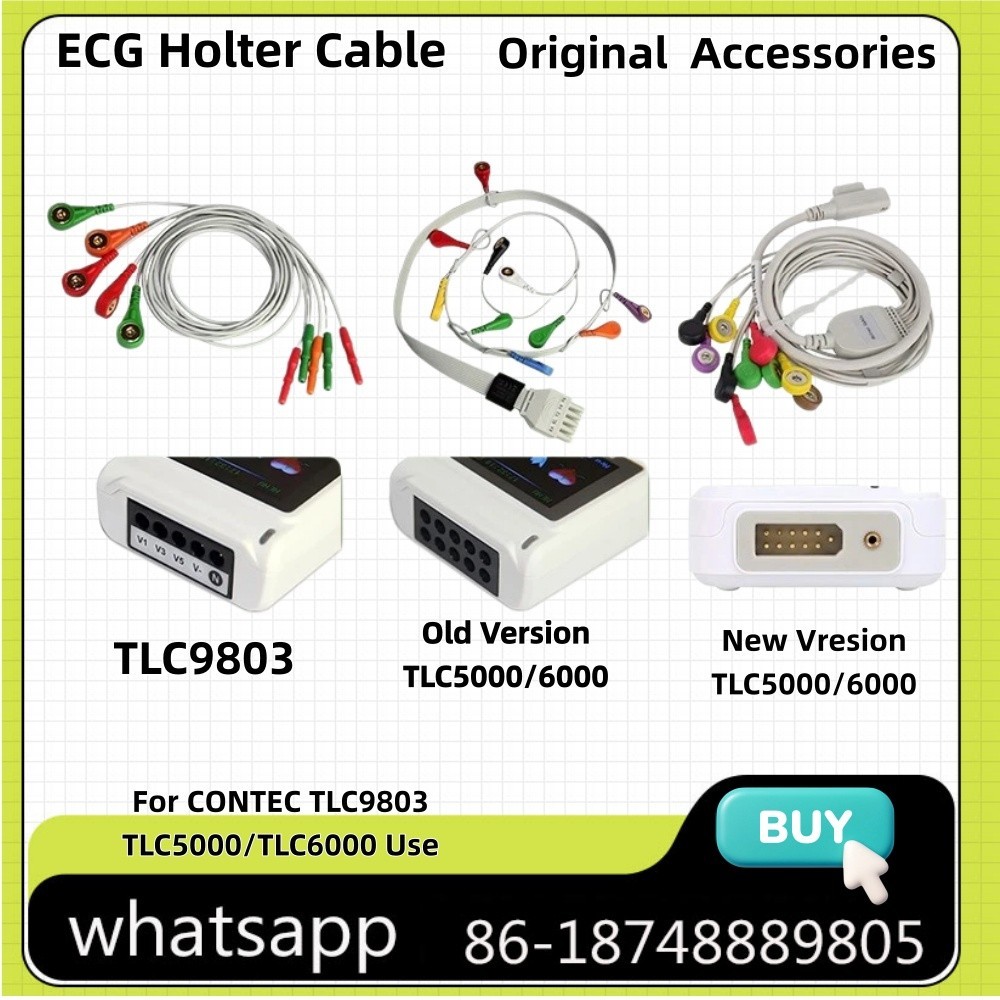 ECG Cable for TLC9803 / TLC5000 / TLC6000 Use Original CONTEC Accessories New