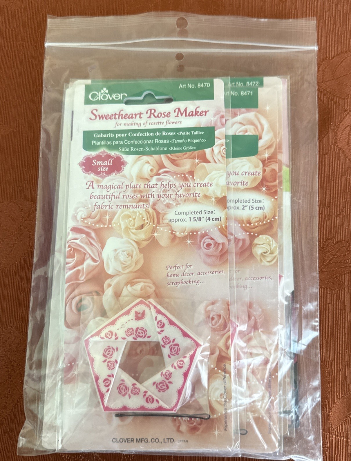 3 Clover Sweetheart Rose Maker Sets 3 Sizes New Factory Sealed Package Free Ship