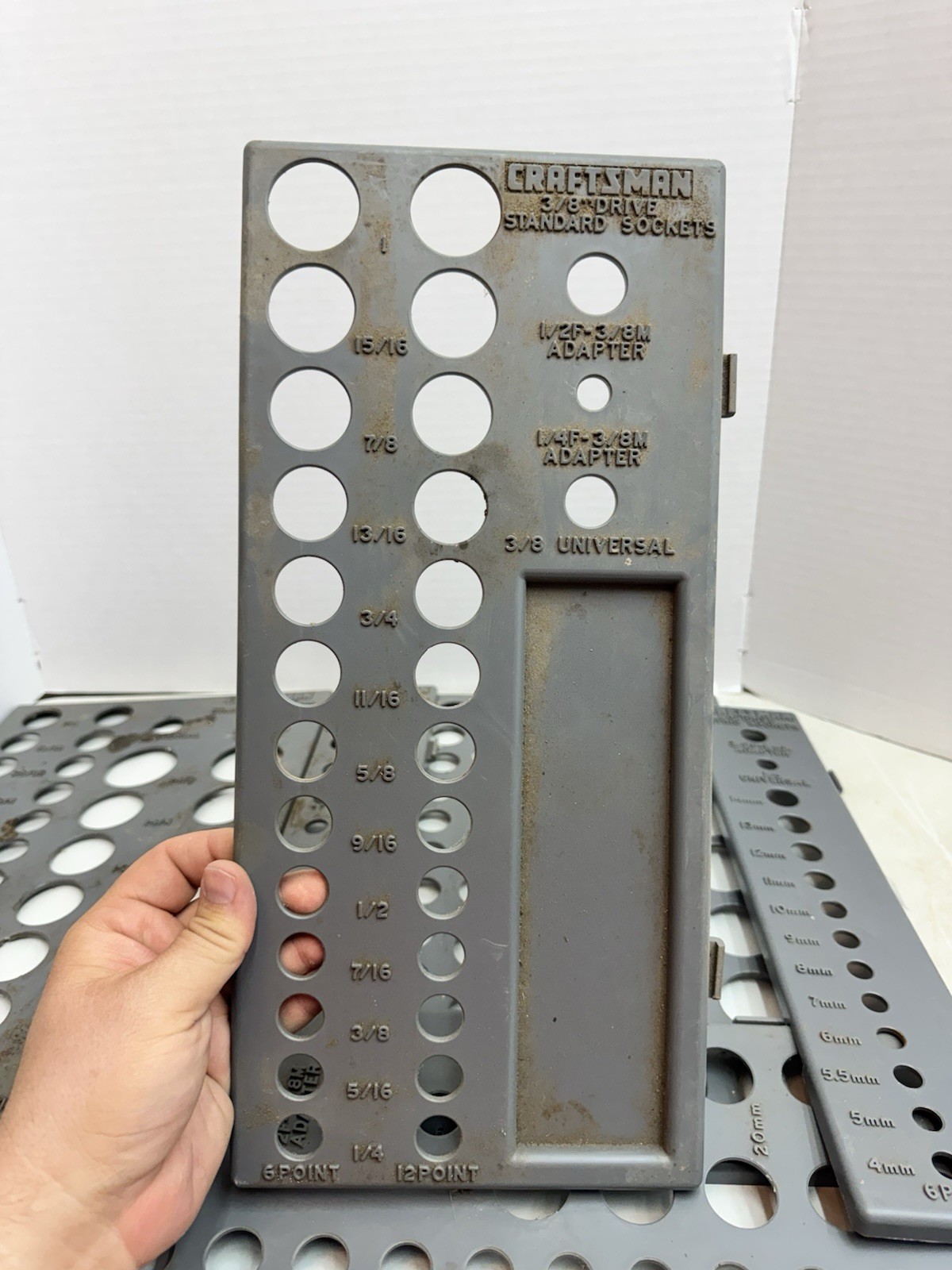 Craftsman Socket Organizer Set fair condition