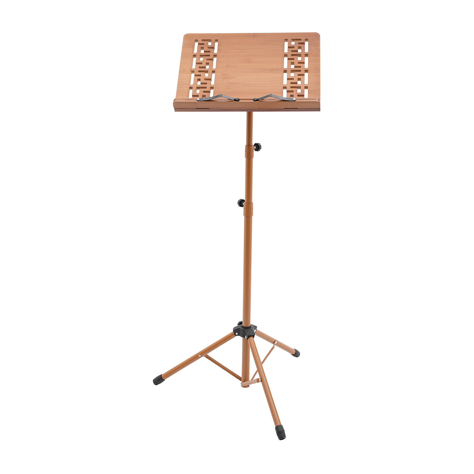 Music Stand Foldable Tripod Base Portable Sheet Music Stand Adjustable Height