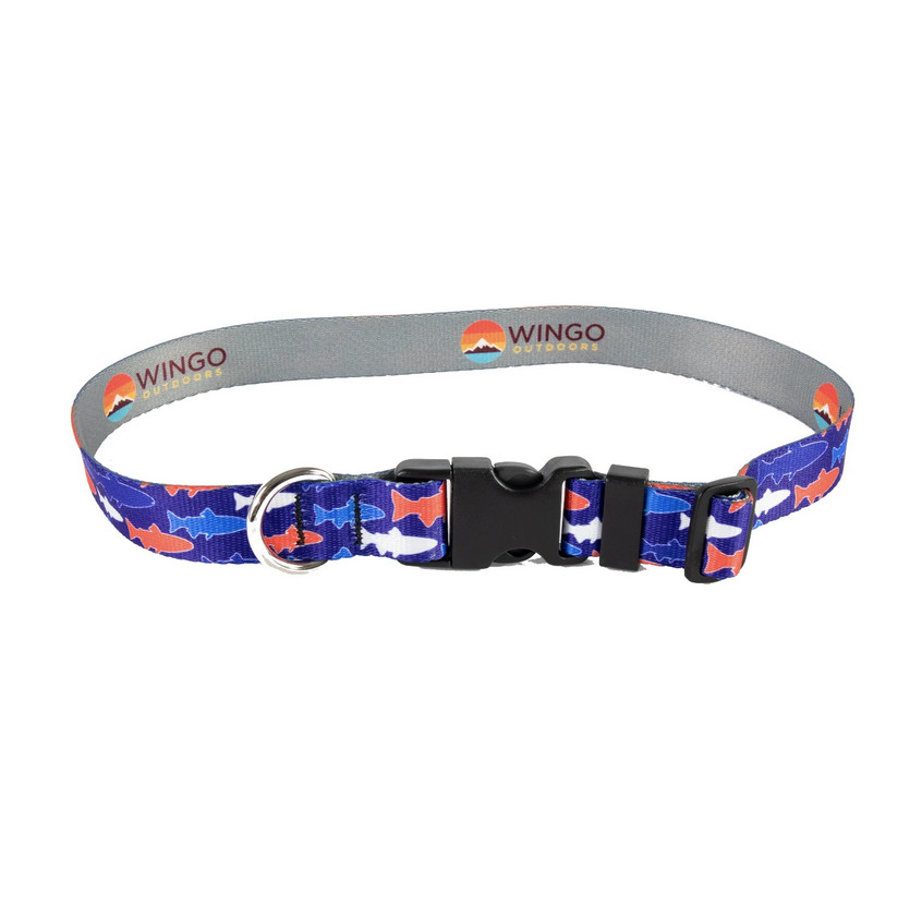 WINGO OUTDOORS Freedom Fish DOG COLLARS LEASHES AWESOME!! NEW!!