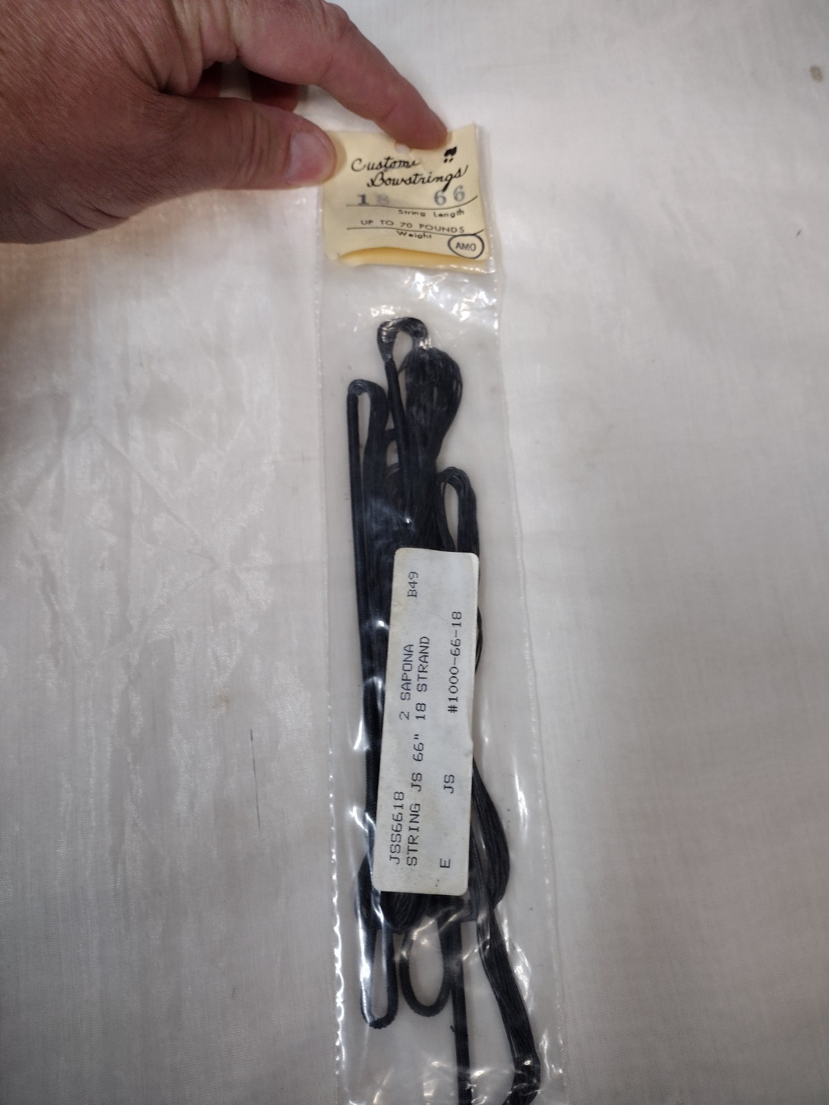 66 inch AMO 18 strand recurve bow string (NEW) J&J STRINGS